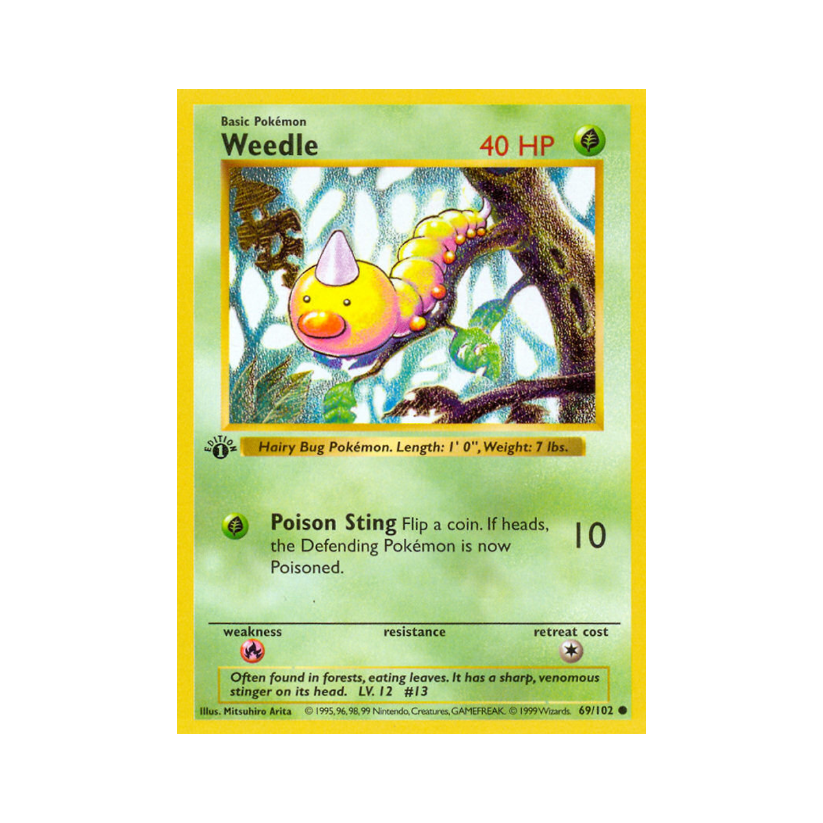 Weedle 69/102 Base