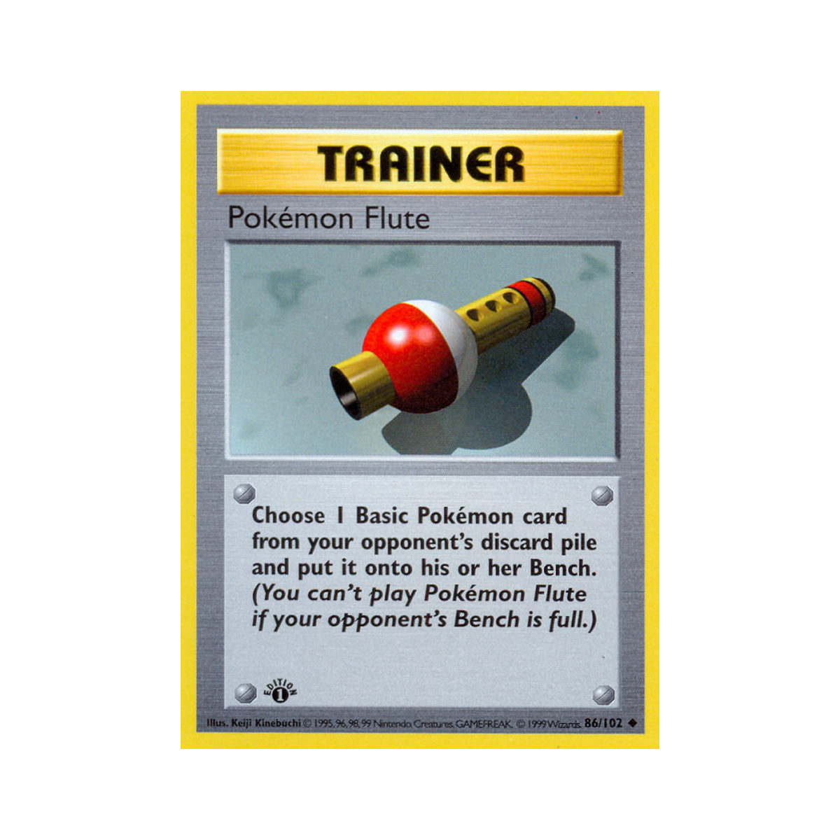 Pokémon Flute 86/102 Base