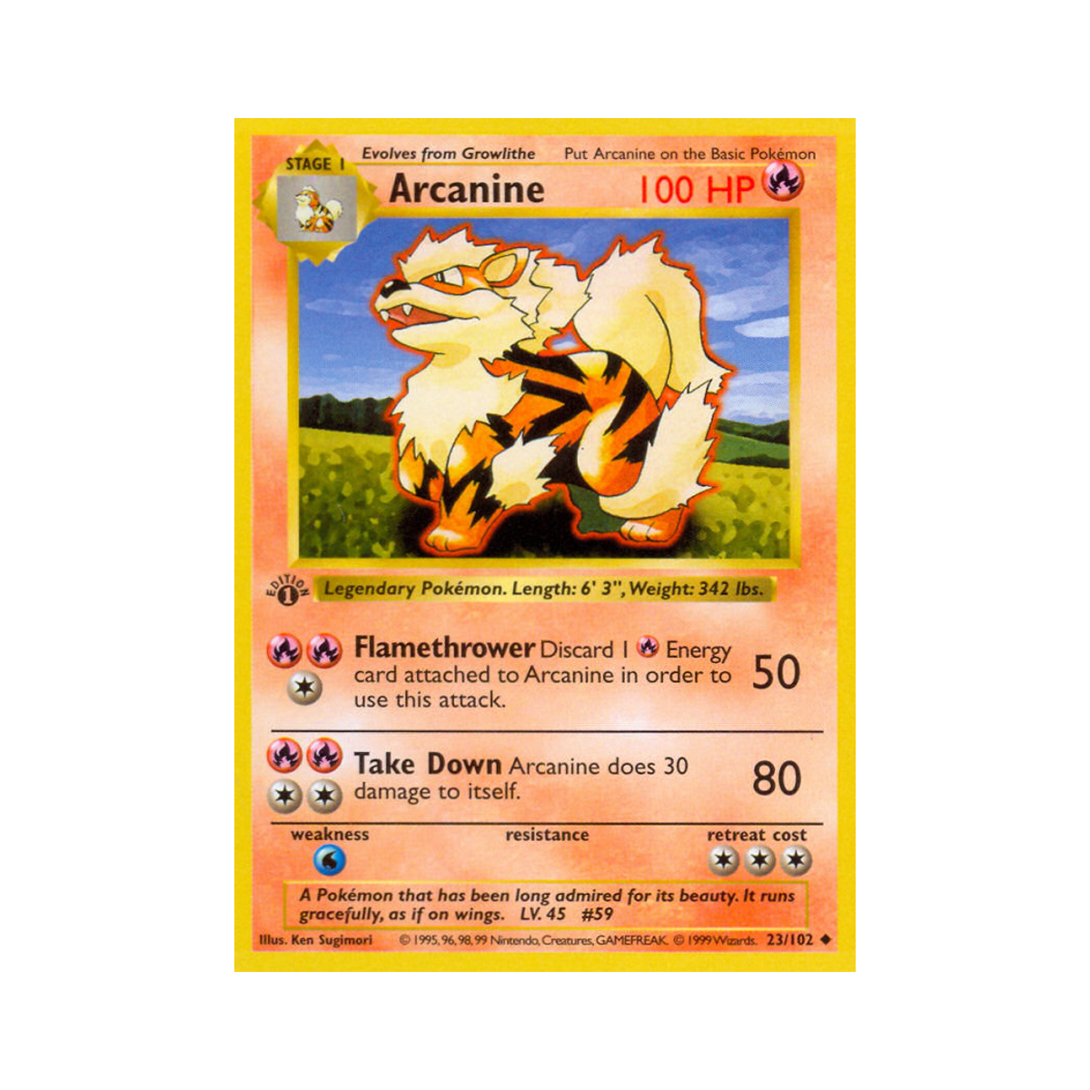 Arcanine 23/102 Base