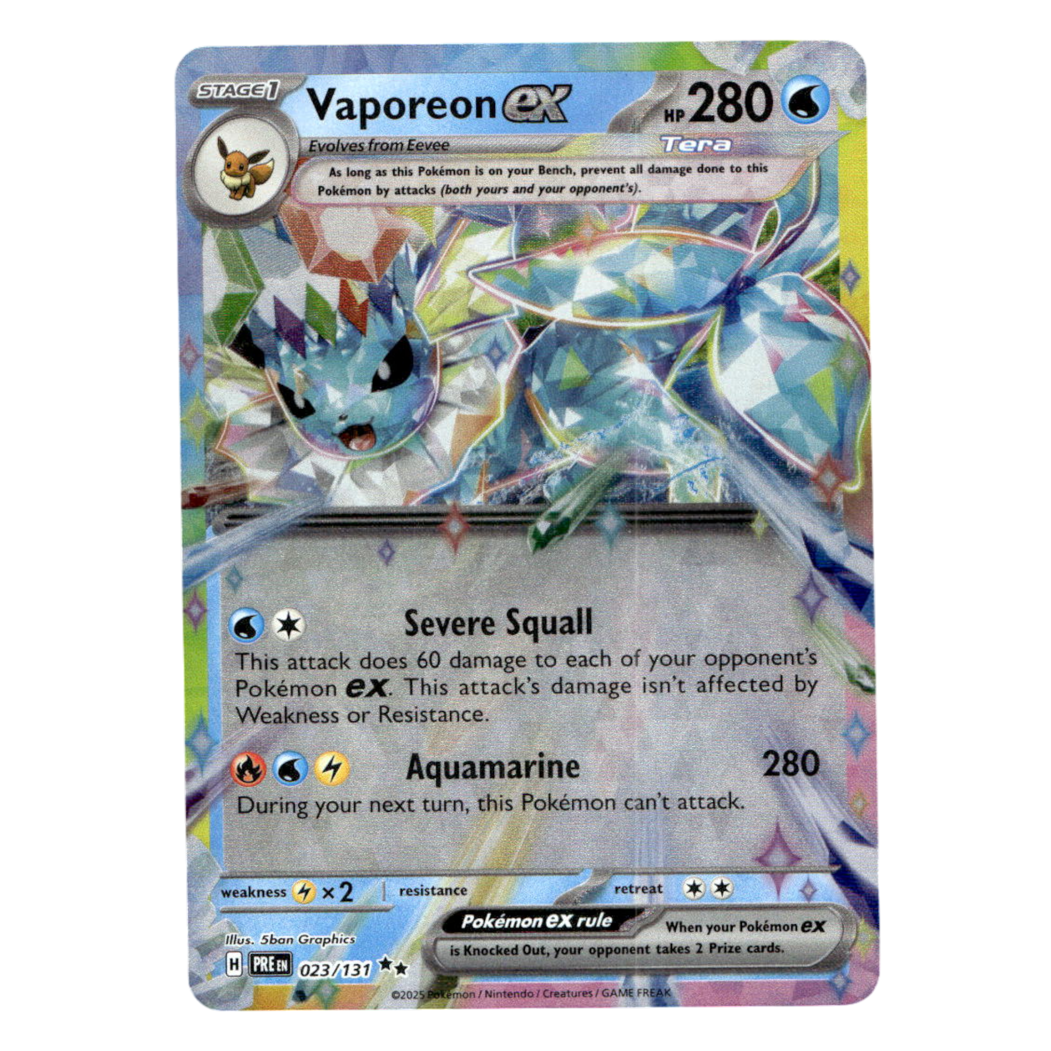 Vaporeon ex - 023/131