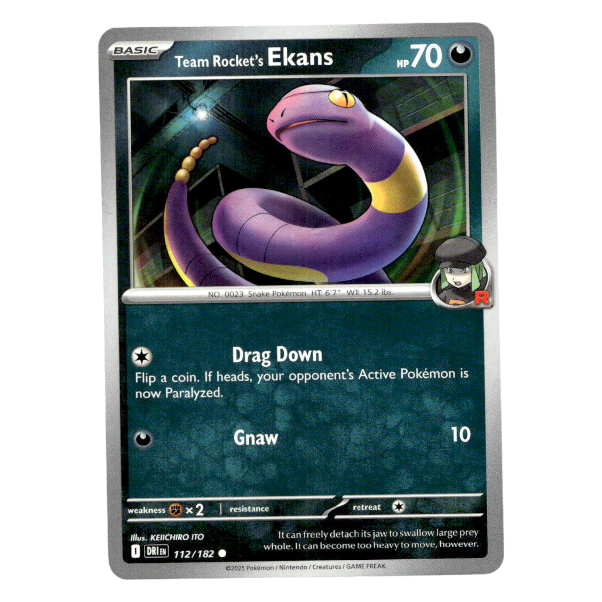 Team Rocket’s Ekans – 112/182