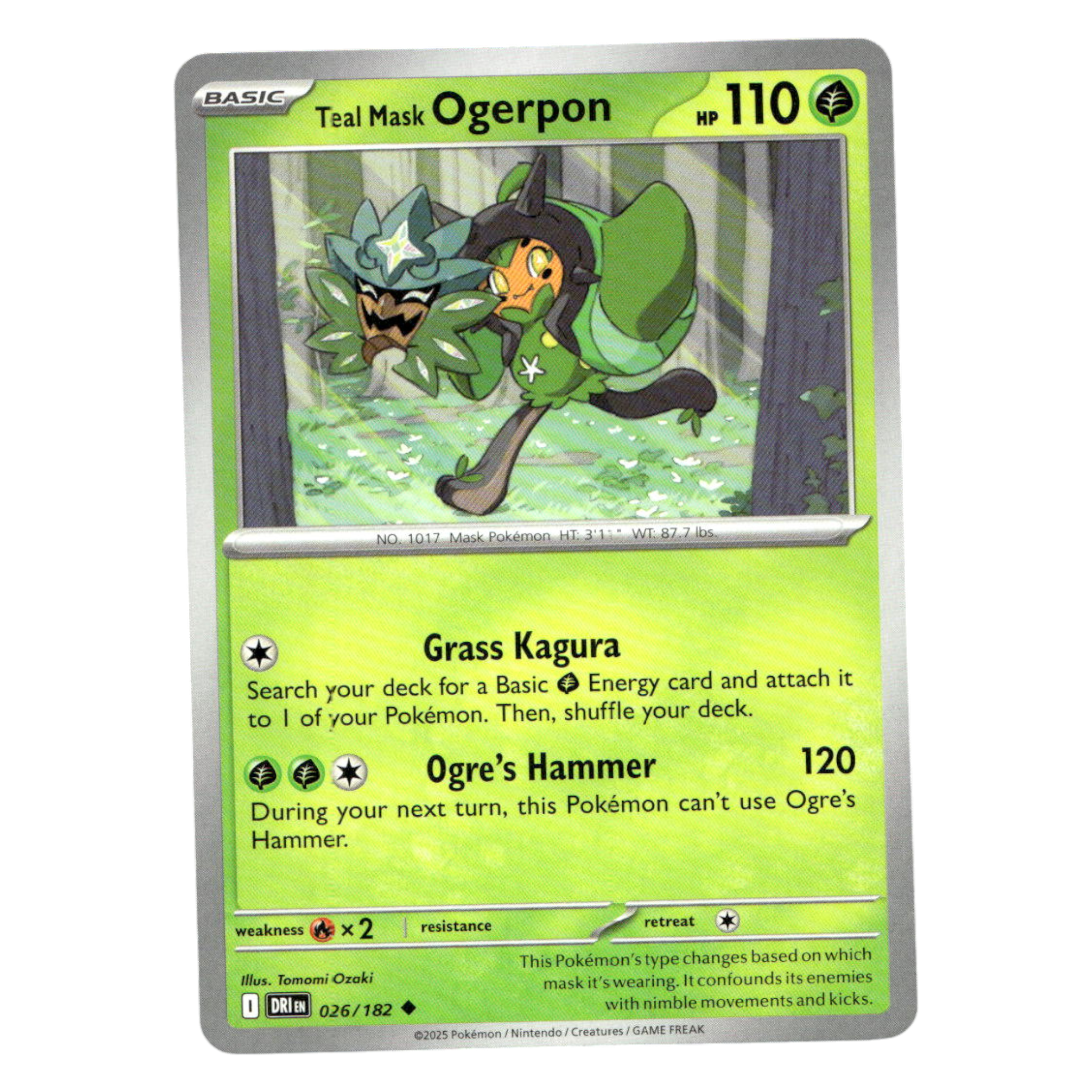 Teal Mask Ogerpon – 026/182