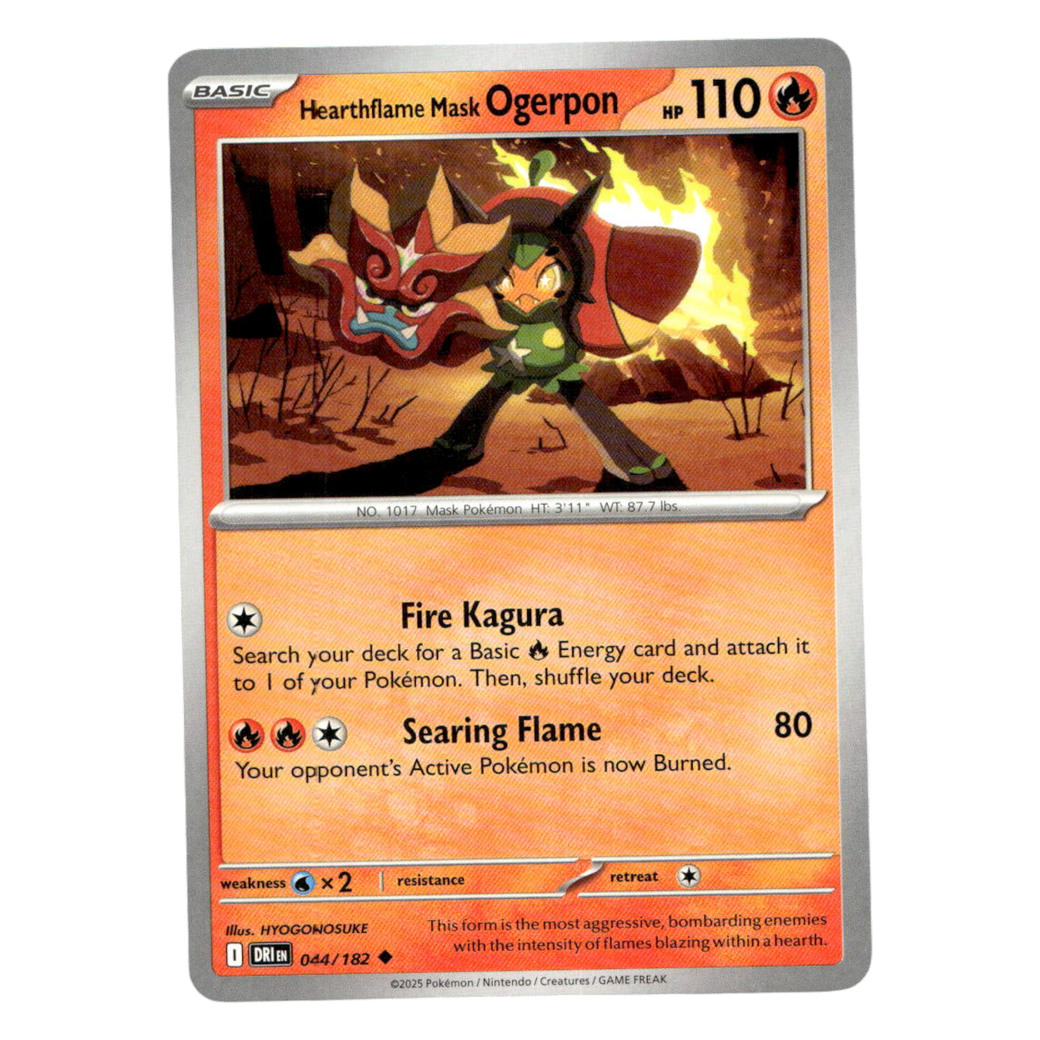 Hearthflame Mask Ogerpon – 044/182