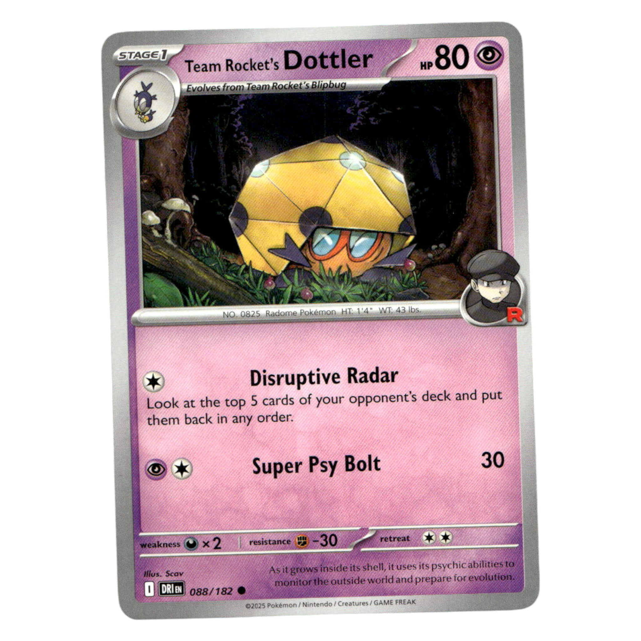 Team Rocket’s Dottler – 088/182