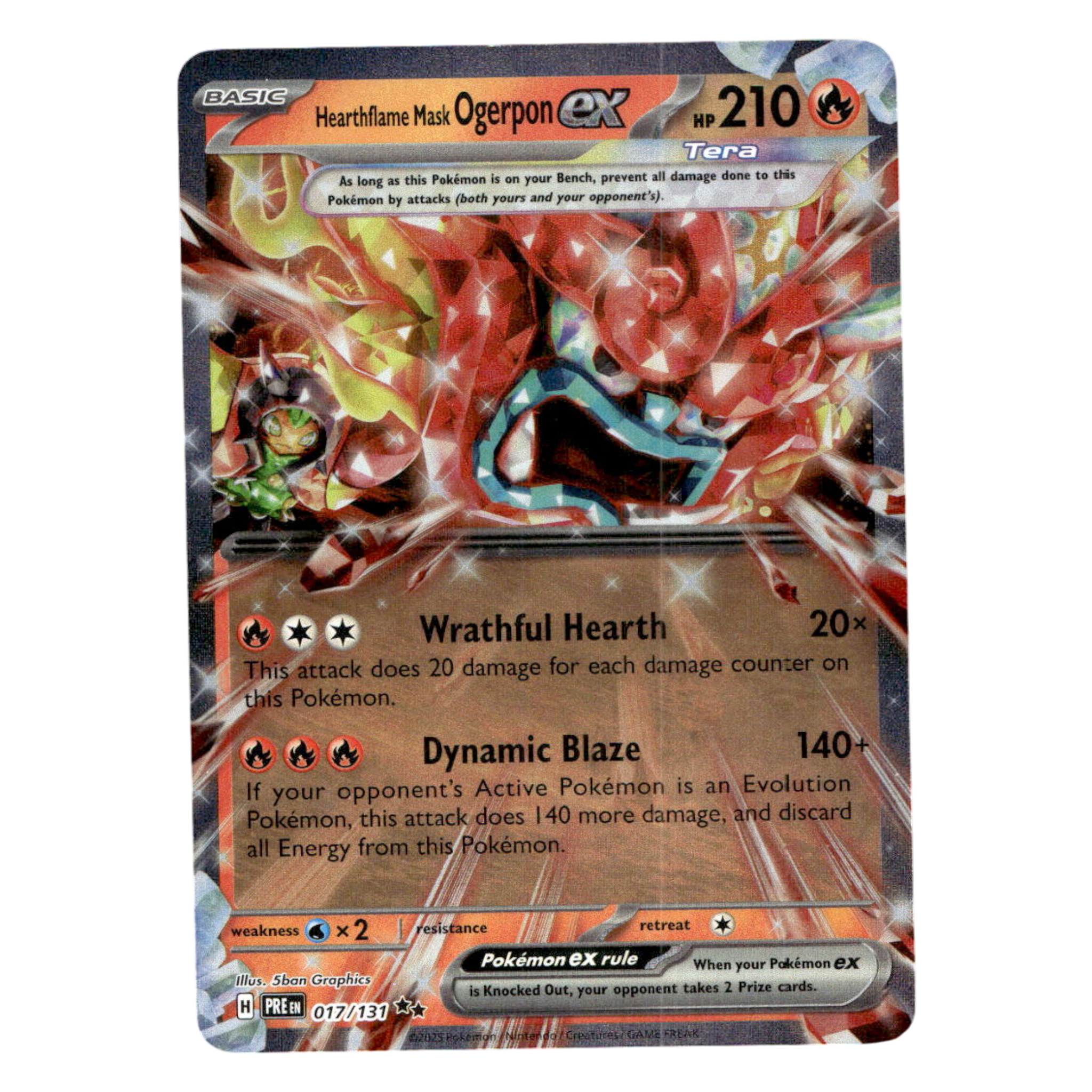 Hearthflame Mask Ogerpon ex - 017/131