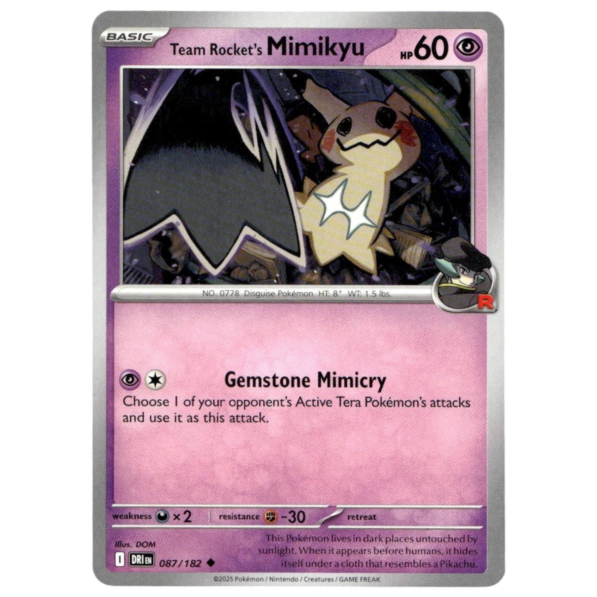 Team Rocket’s Mimikyu – 087/182
