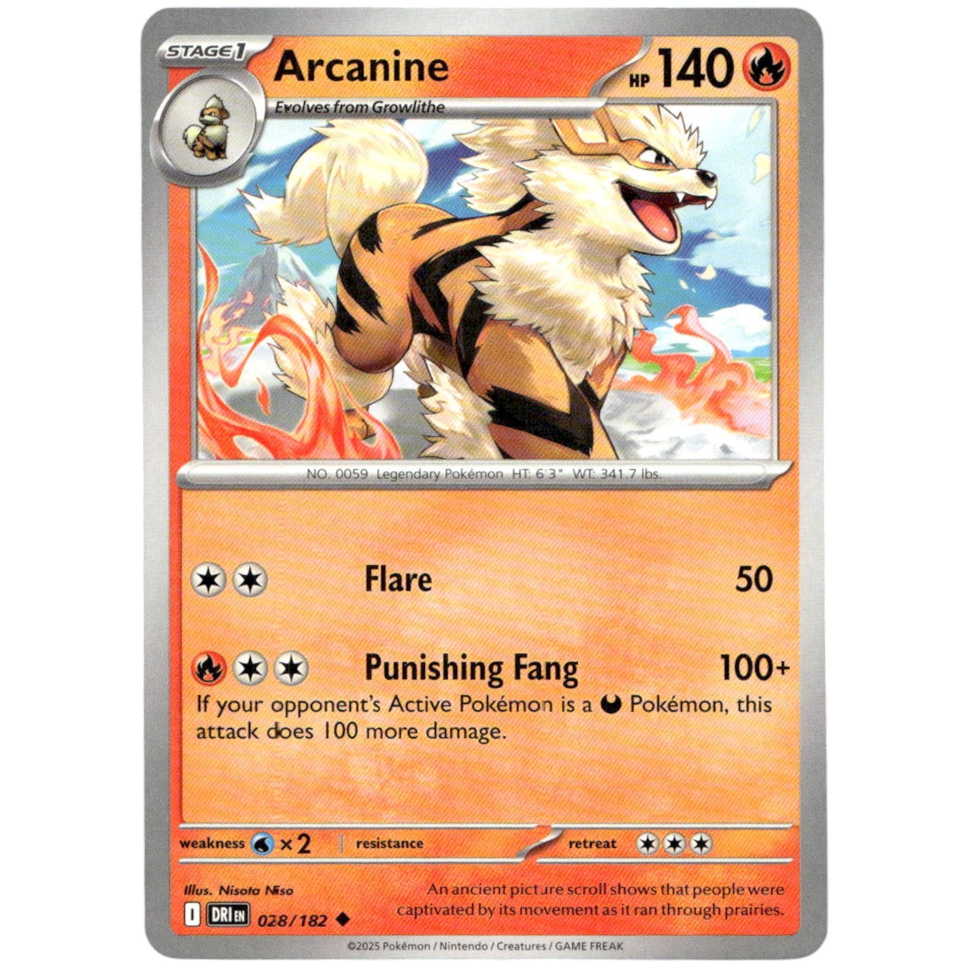 Arcanine - 028/182