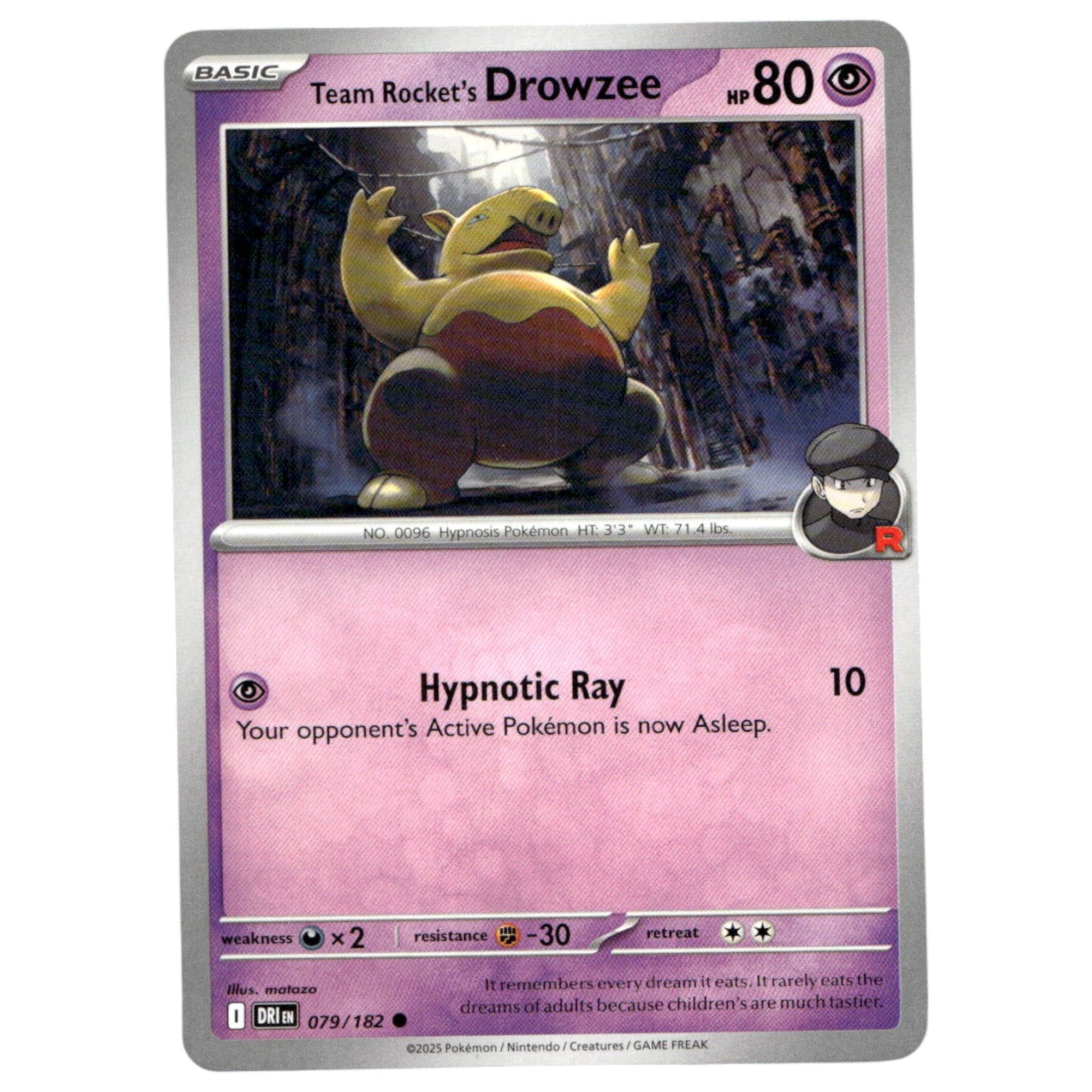 Team Rocket’s Drowzee – 079/182