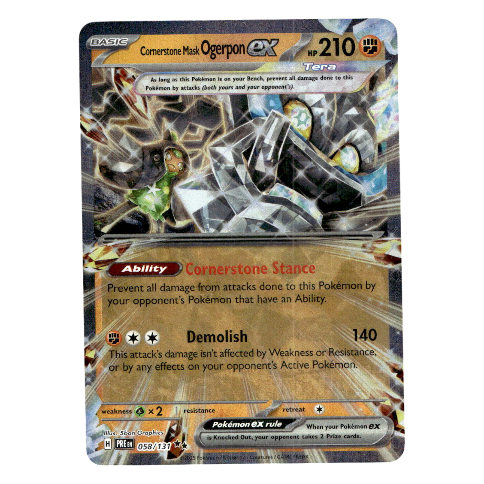 Cornerstone Mask Ogerpon ex - 058/131