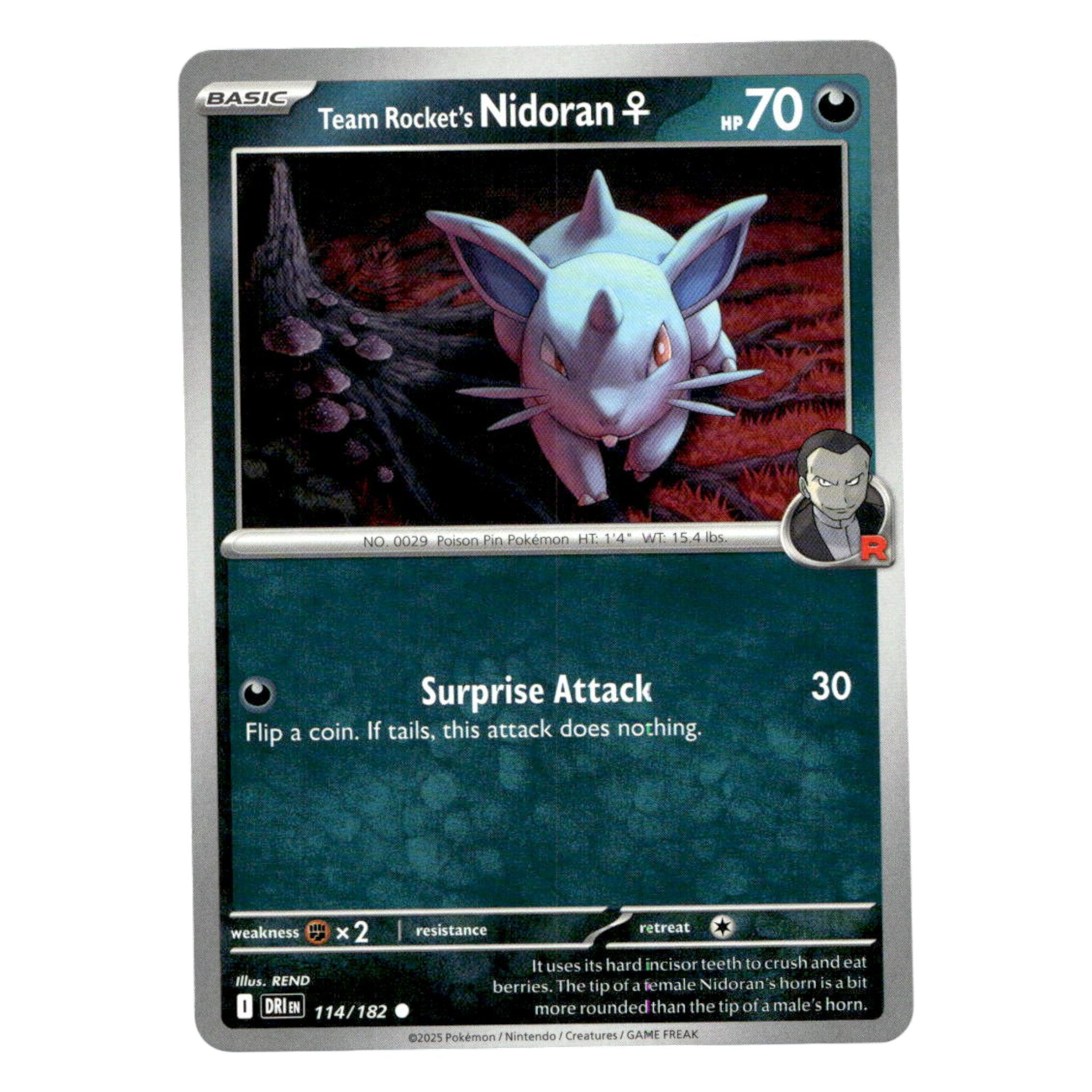 Team Rocket’s Nidoran – 114/182