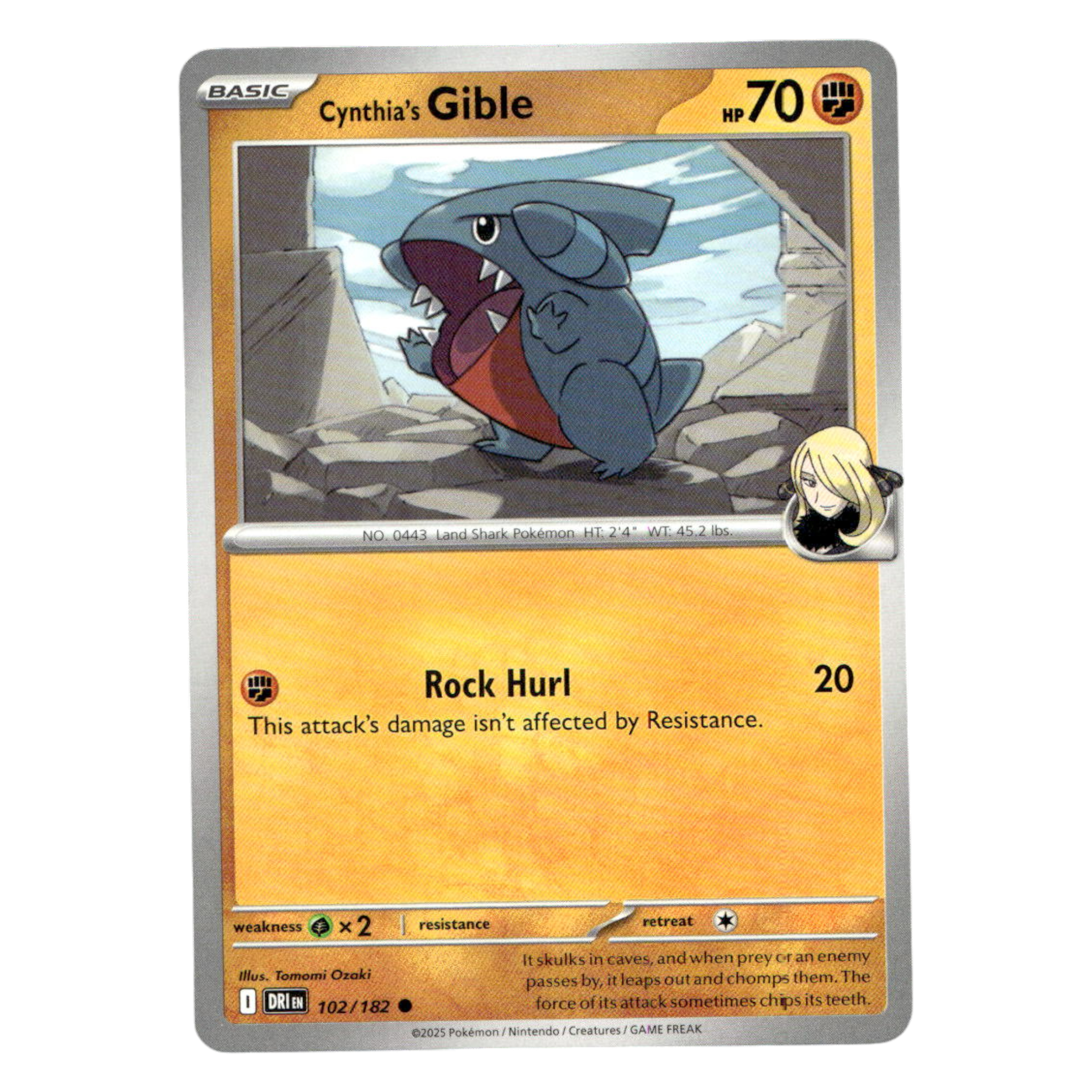 Cynthia’s Gible – 102/182