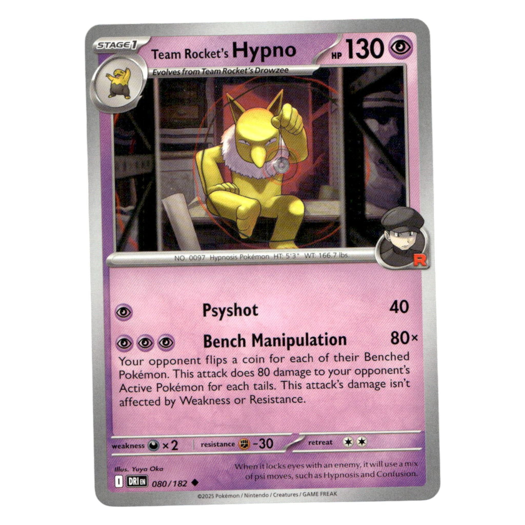 Team Rocket’s Hypno – 080/182