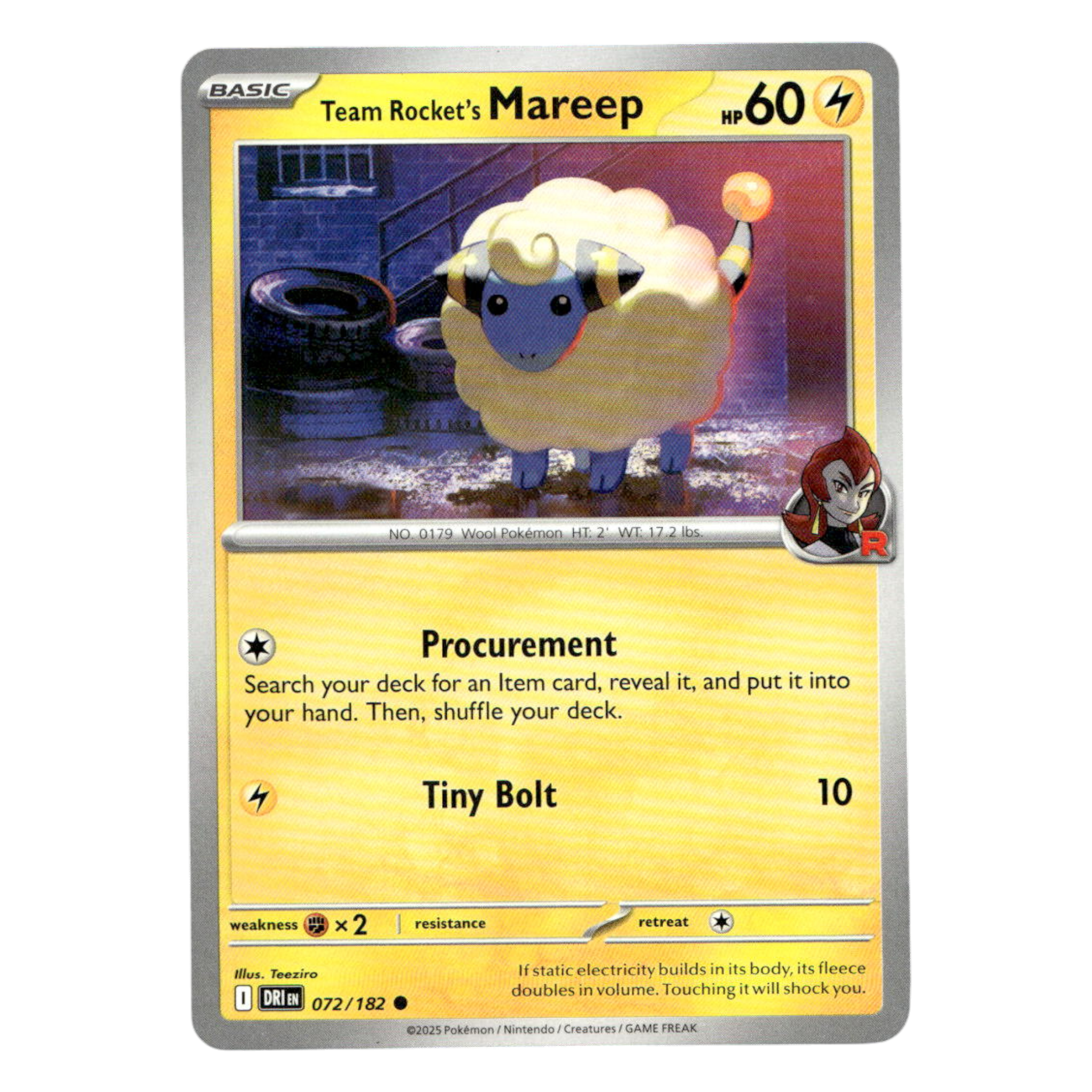 Team Rocket’s Mareep – 072/182