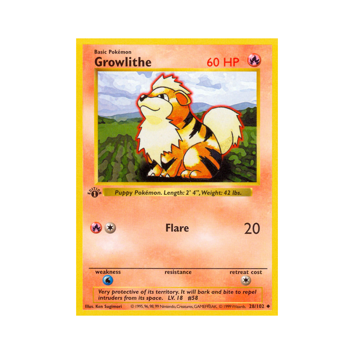 Growlithe 28/102 Base