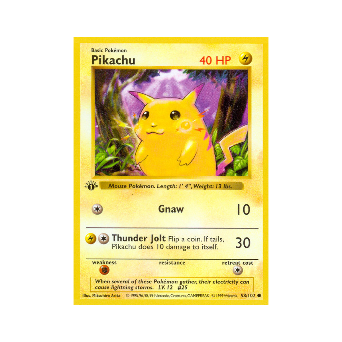 Pikachu 58/102 Base