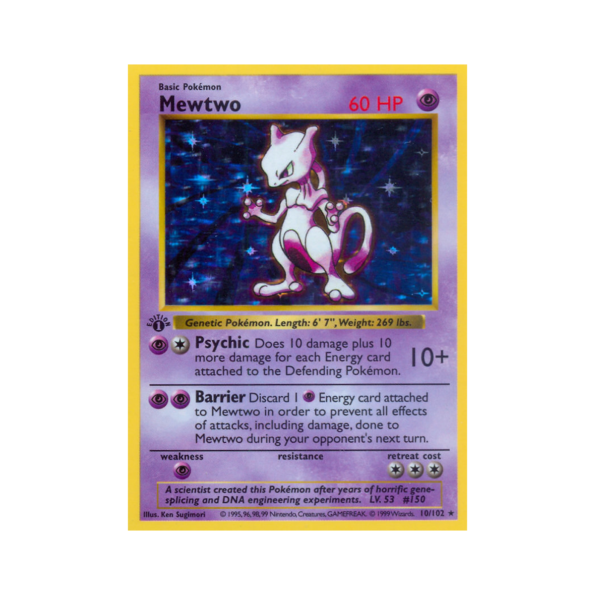Mewtwo 10/102 Base