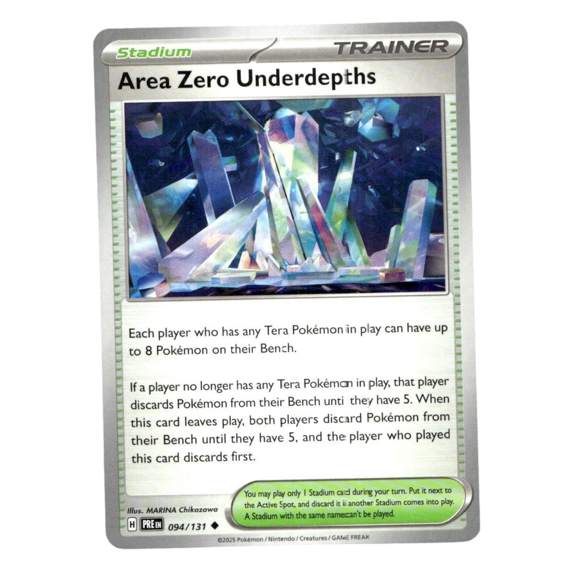 Area Zero Underdepths – 094/131