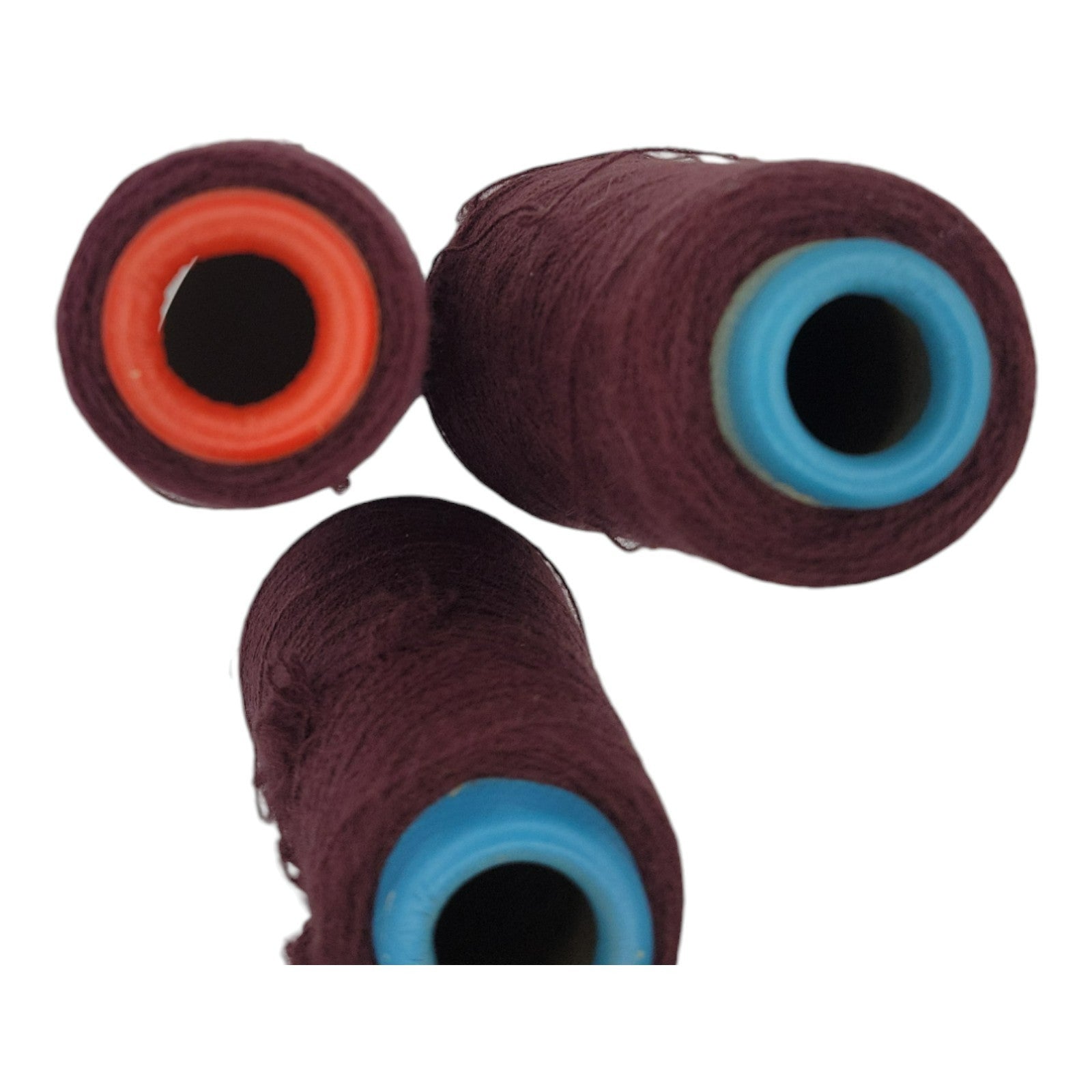 Vintage Spinnerin 2/24 Raisin Heather Yarn Cone Lot of 3