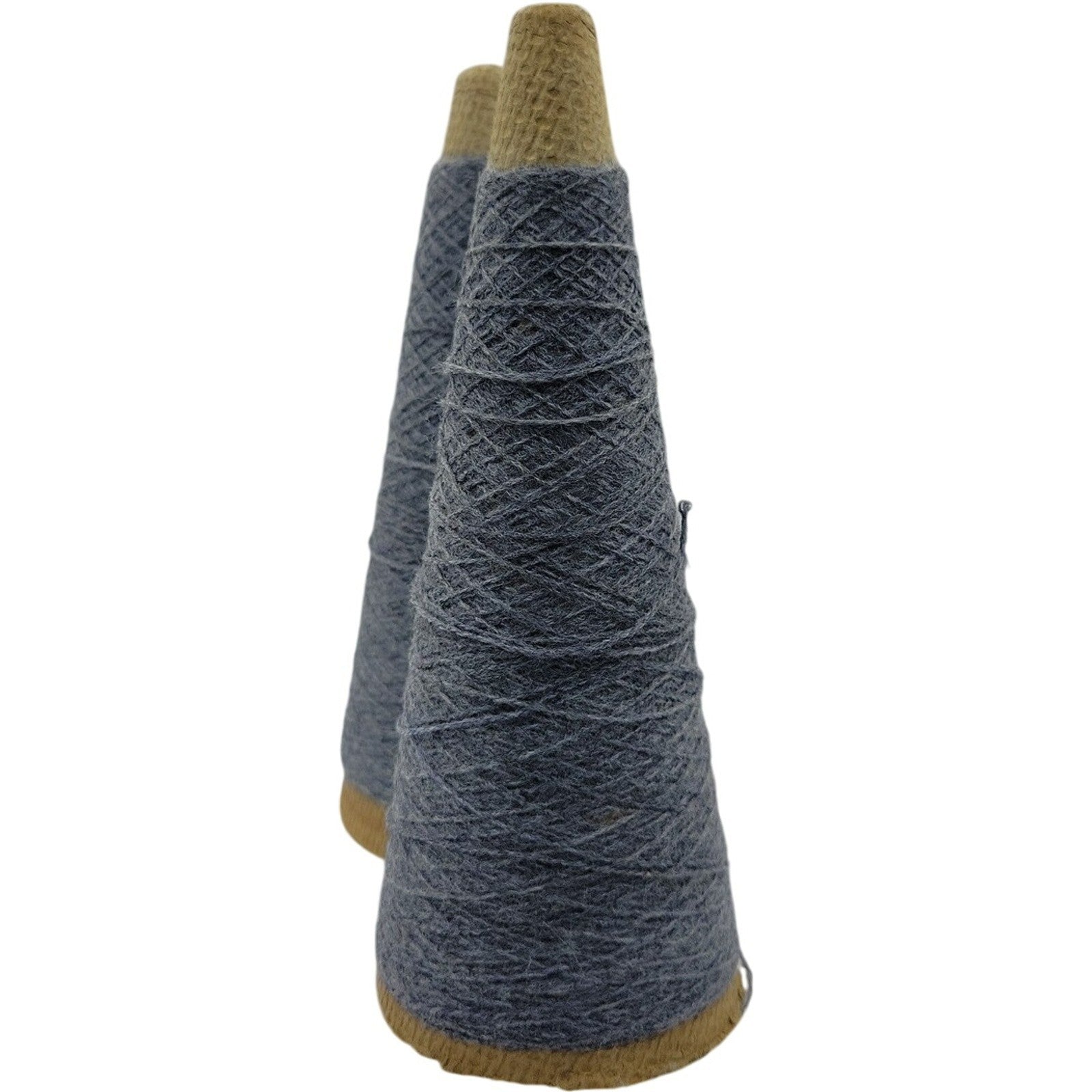 Vintage 2/24 Acrylic Weaving Knitting Cone Yarn Medium Oxford Ah501 Lot of 2