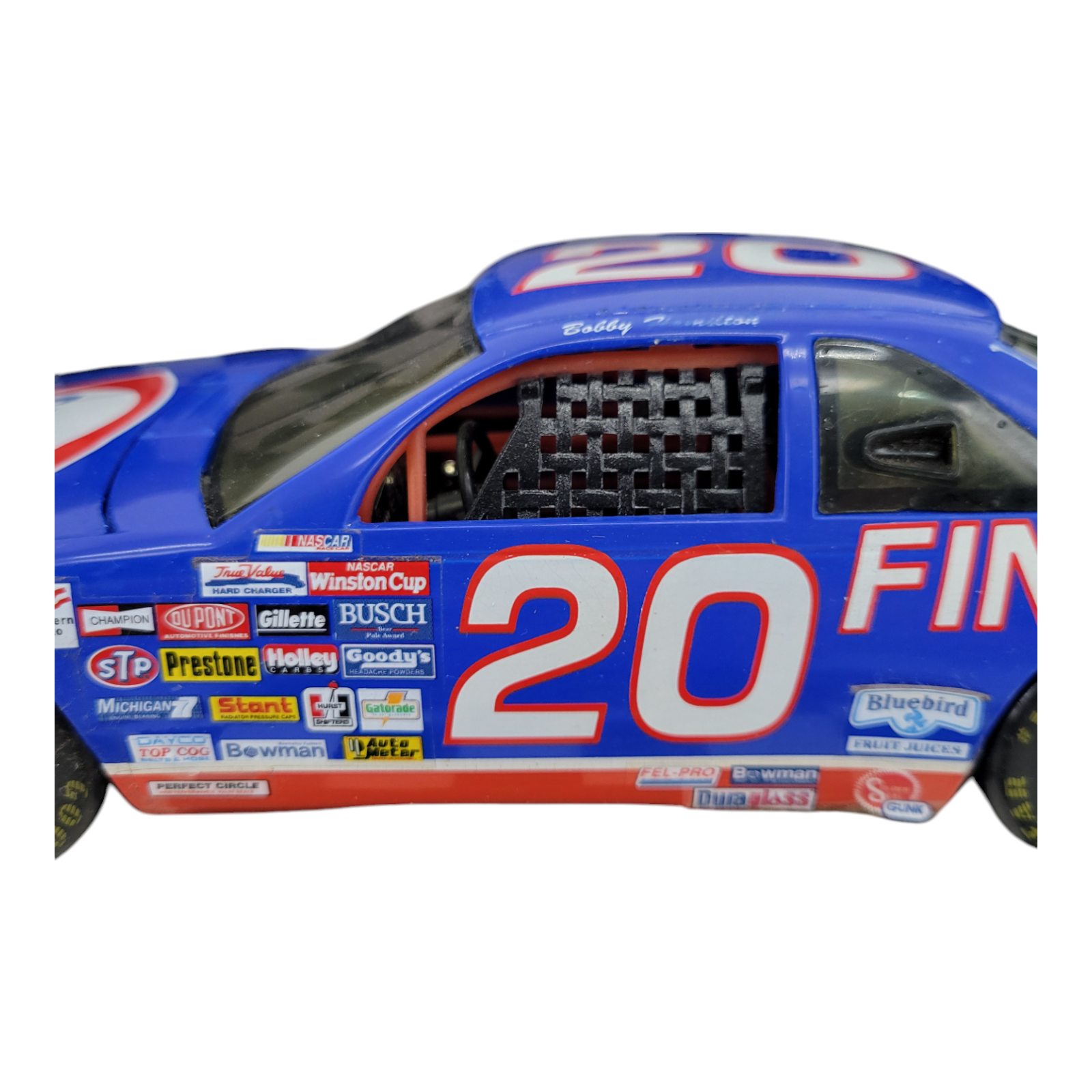 ERTL 1993 Bobby Hamilton #20 Fina Ford Thunderbird 1:18 Diecast NASCAR