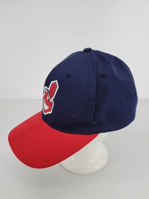 VTG GCC Cleveland Indians Chief Wahoo Snapback Hat Red Bill GCap
