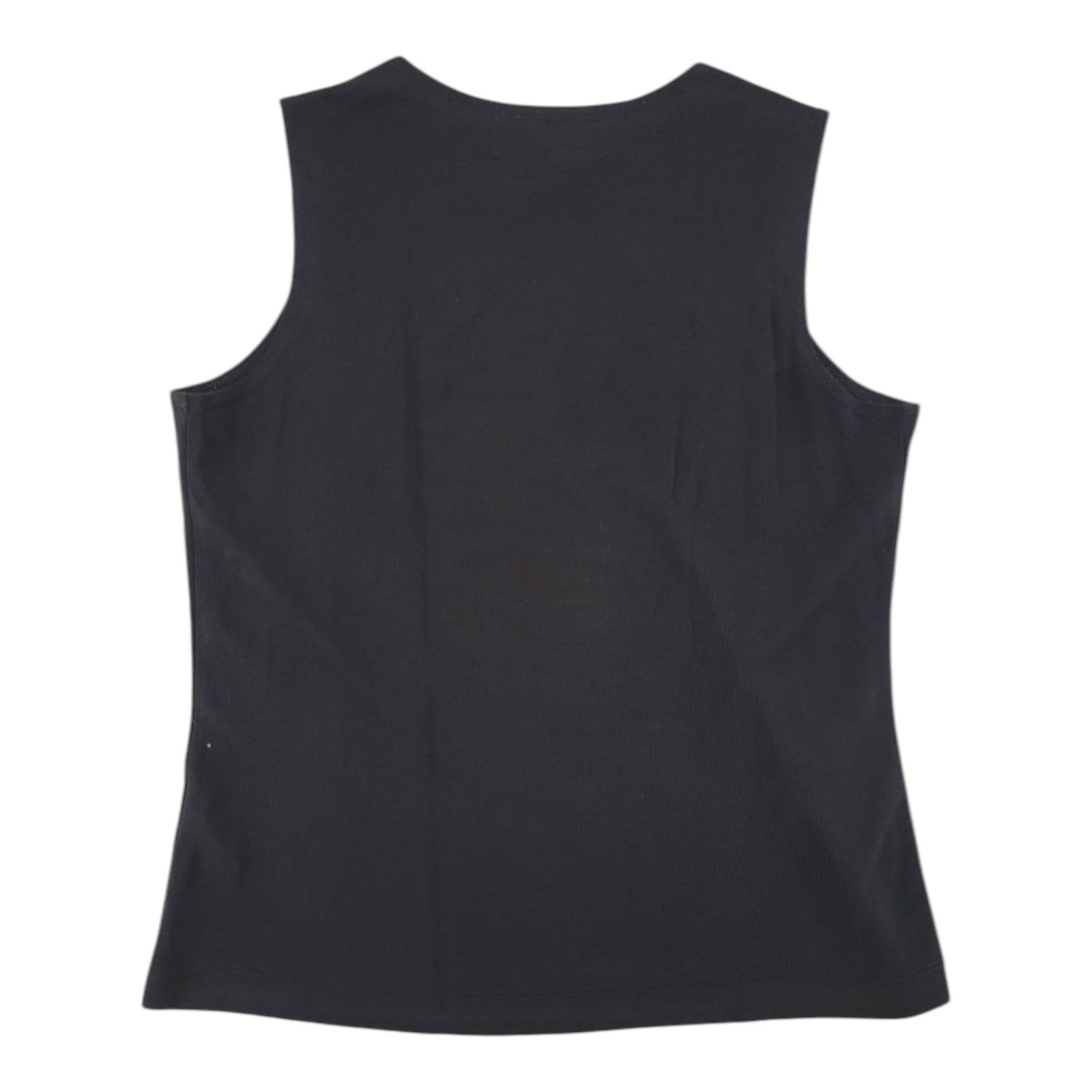 Collectibles Petite Sophisticate Women's Black Sleeveless Top Made in Korea S