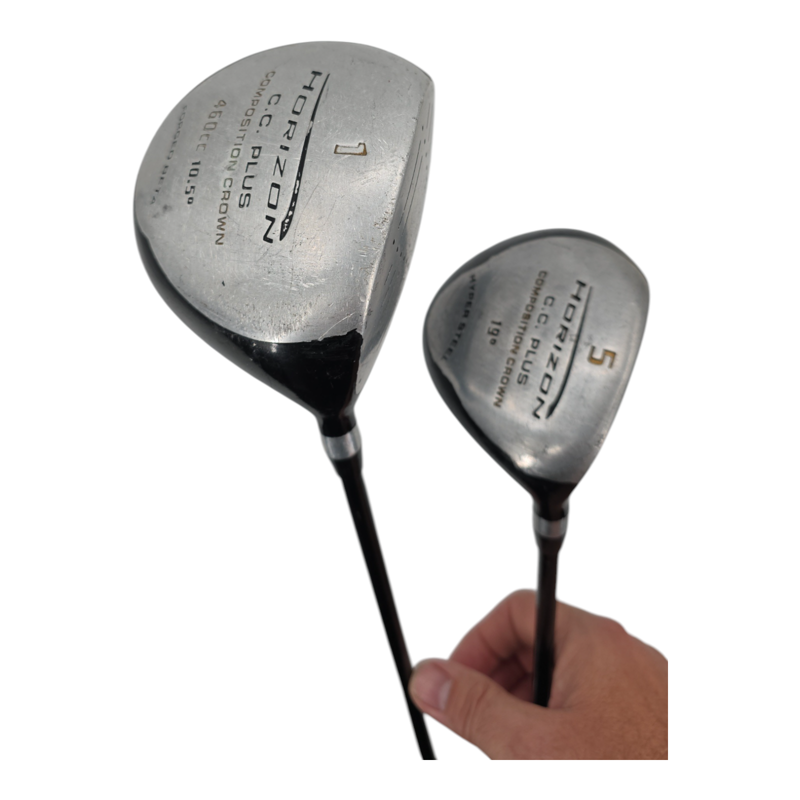 Horizon C.C. Plus Driver 1 Wood 10.5° & 5 Wood 19° Golf Clubs PowerFlex Shafts
