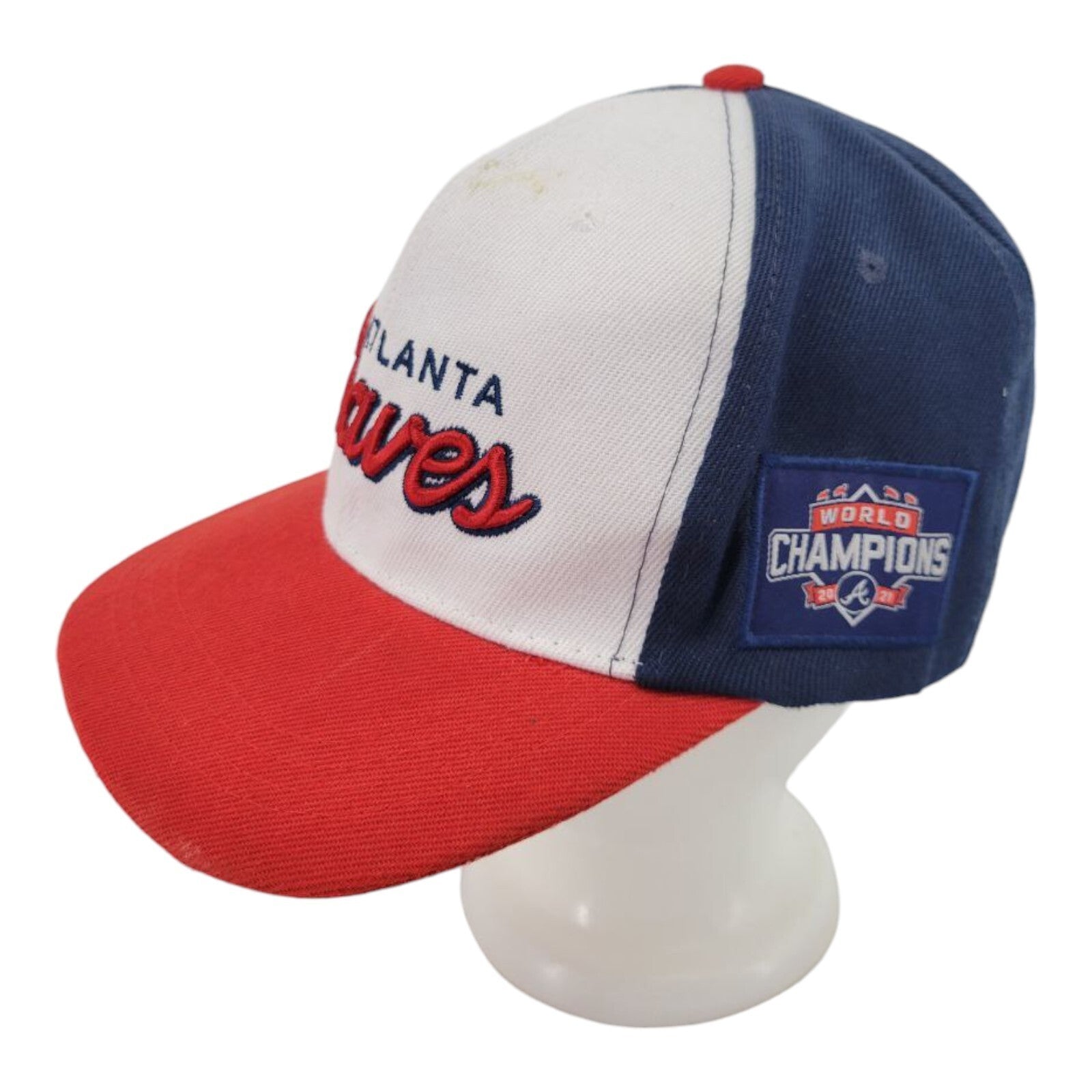 Atlanta Braves 2021 World Series Champions Hat Snapback Cap NAPA MLB Baseball
