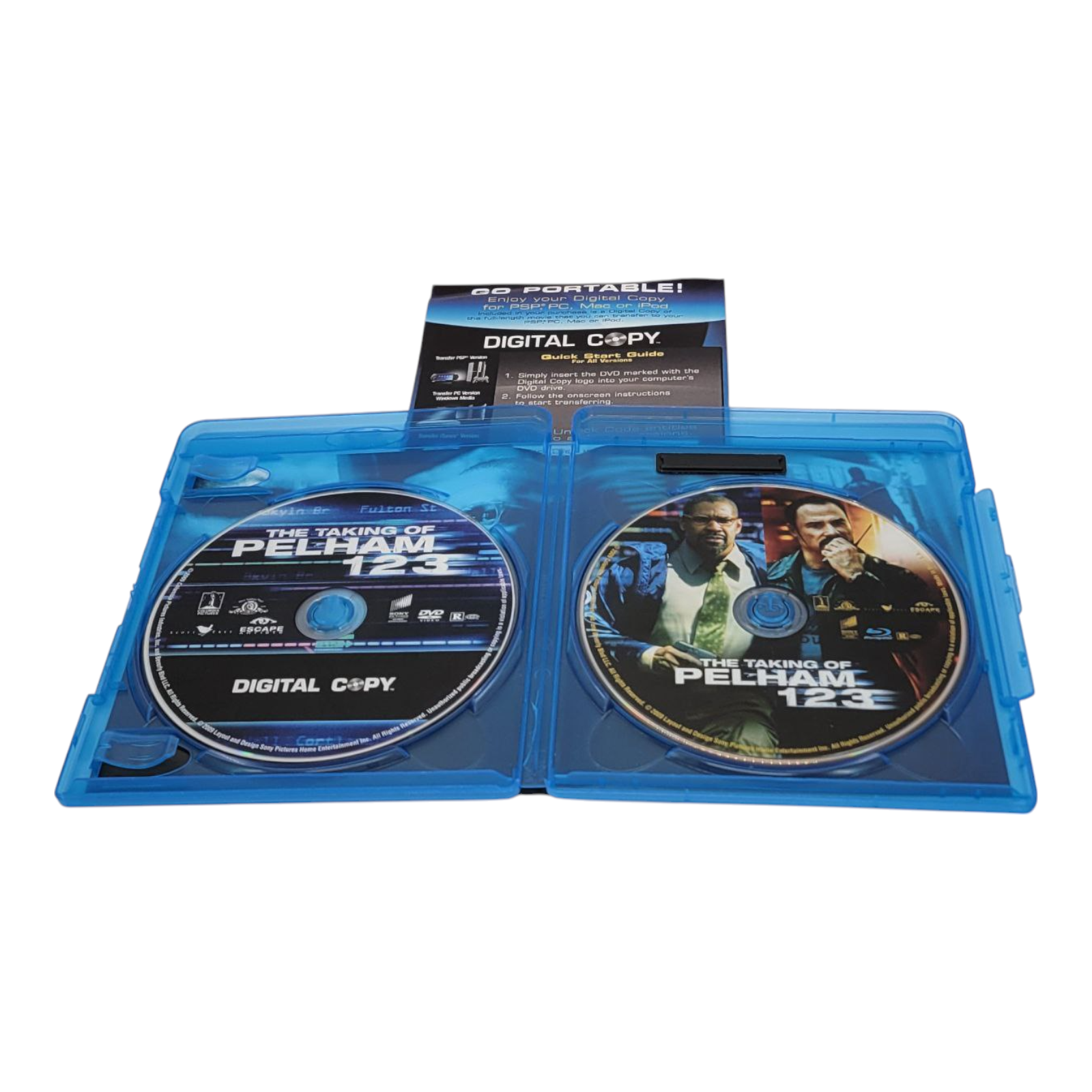 Jurassic World Fortitude Ghost Protocol Pelham 123 Blu-ray Movie Bundle Lot of 4