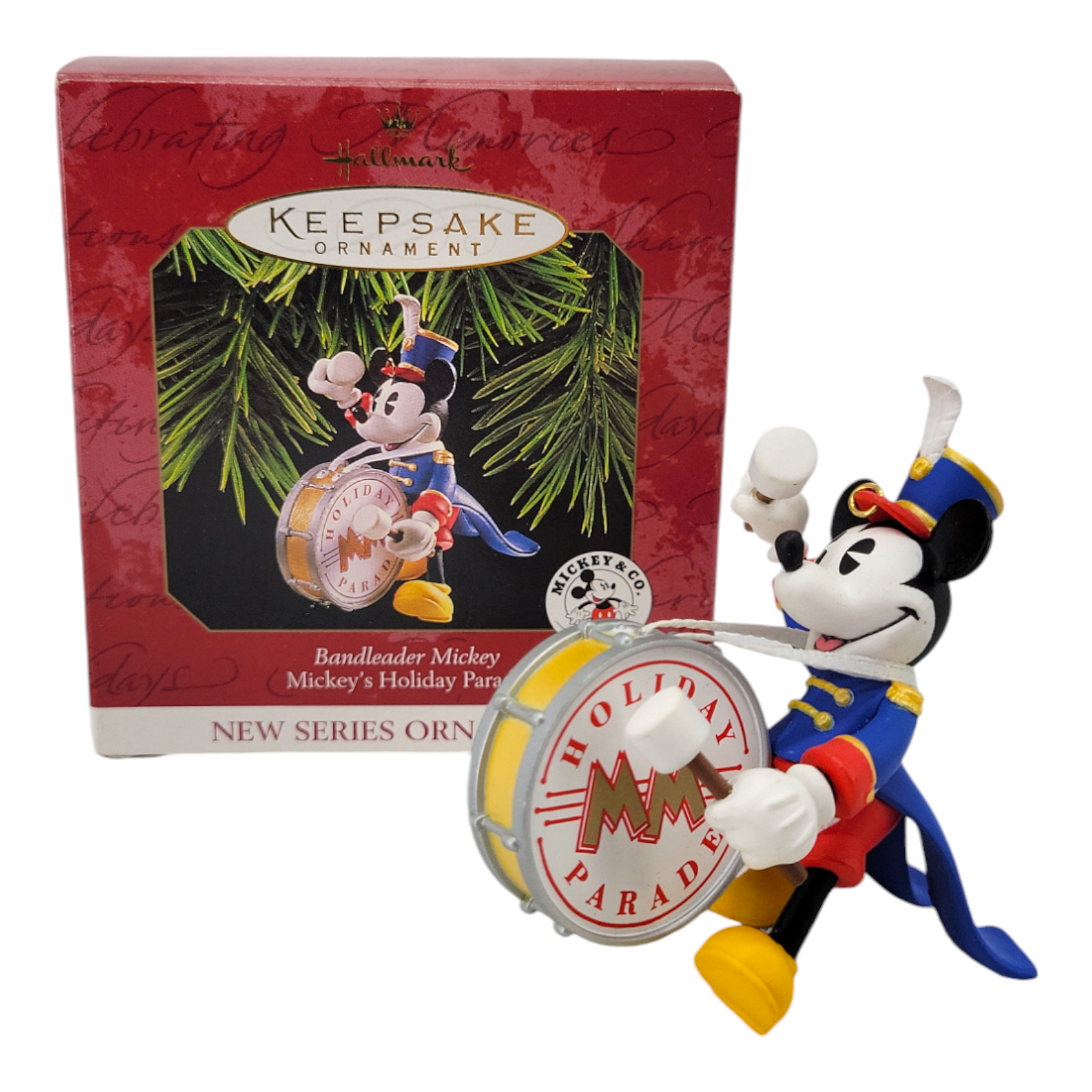 1997 Hallmark Keepsake Christmas Ornament Bandleader Mickey Mouse Holiday Parade