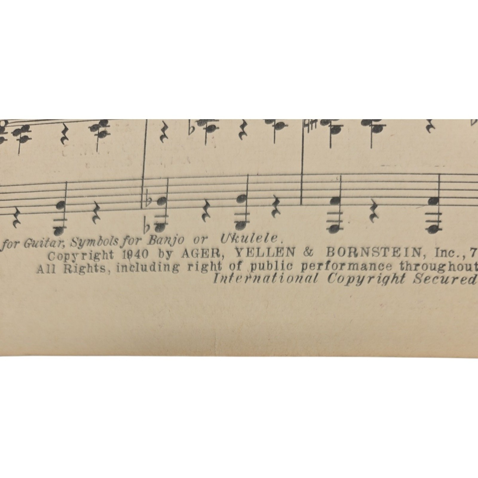 I Can’t Resist You 1940 Sheet Music feat by McFarland Twins by Wever & Donaldson