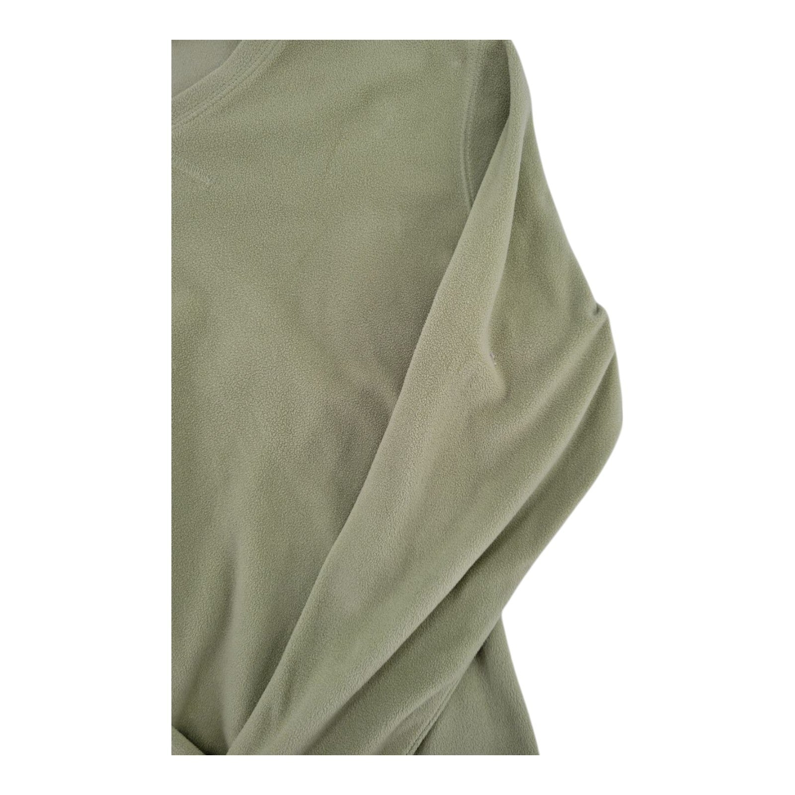 Columbia Womens Green Fleece Pullover Long Sleeve Top Size M
