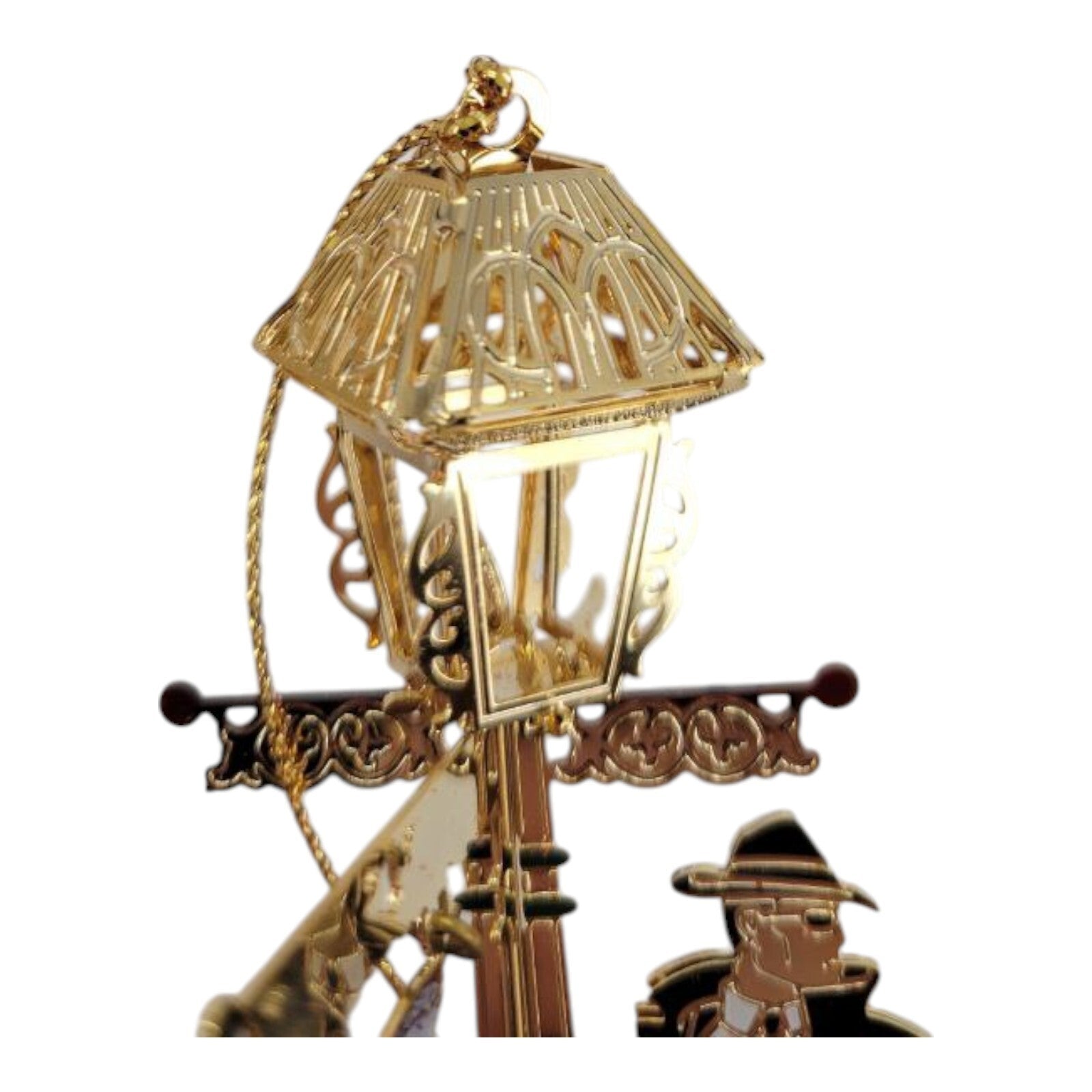 CIA Central Intelligence Agency Lamp Post Spy 3D Christmas Ornament w/ Box