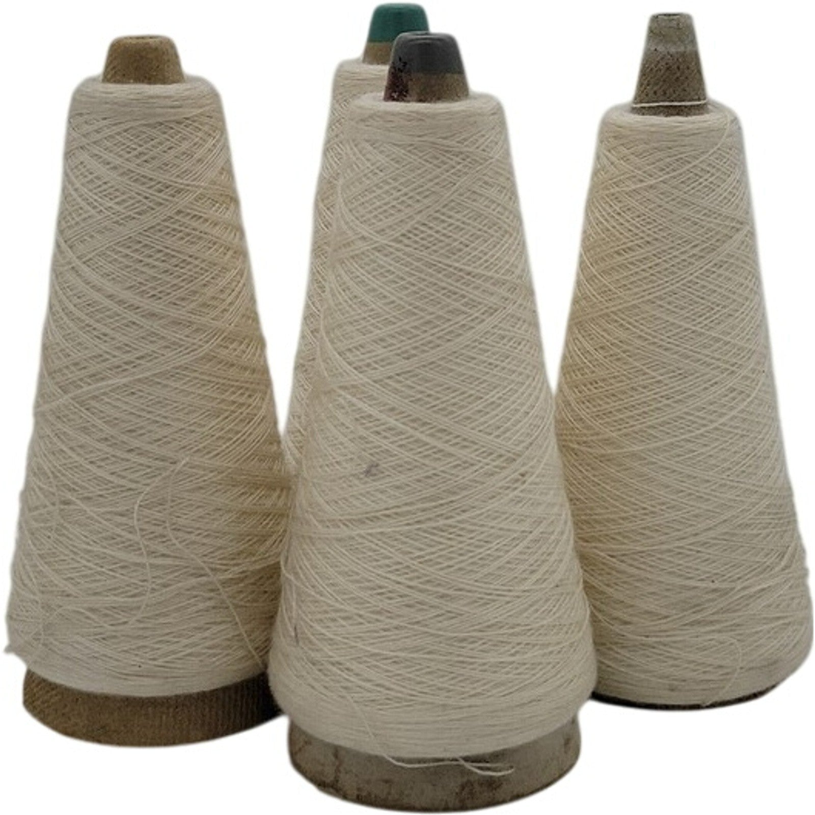 Vintage Acrylic Weaving Knitting Yarn Cream Lot of 4