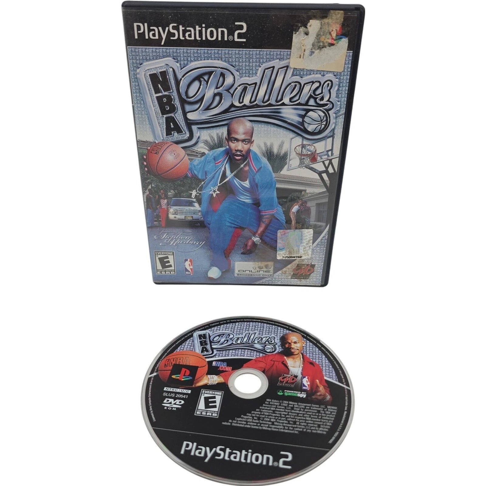 2004 NBA Ballers PS2 Video Game Sony PlayStation 2 - No Manual