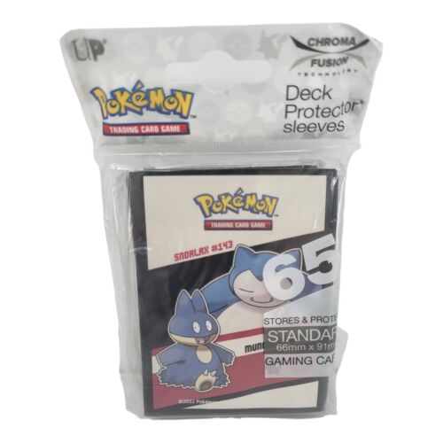 Ultra Pro Pokemon TCG Deck Protector Sleeves Snorlax Munchlax 65 Card Sleeves