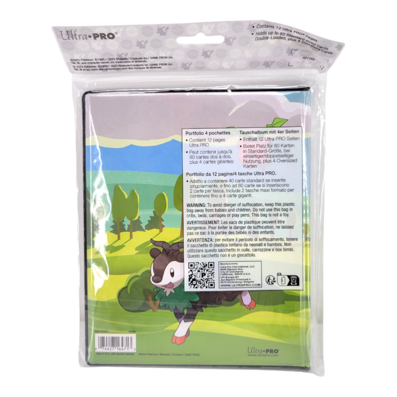 Ultra PRO Pokémon 4 Pocket Portfolio Gallery Series Morning Meadow