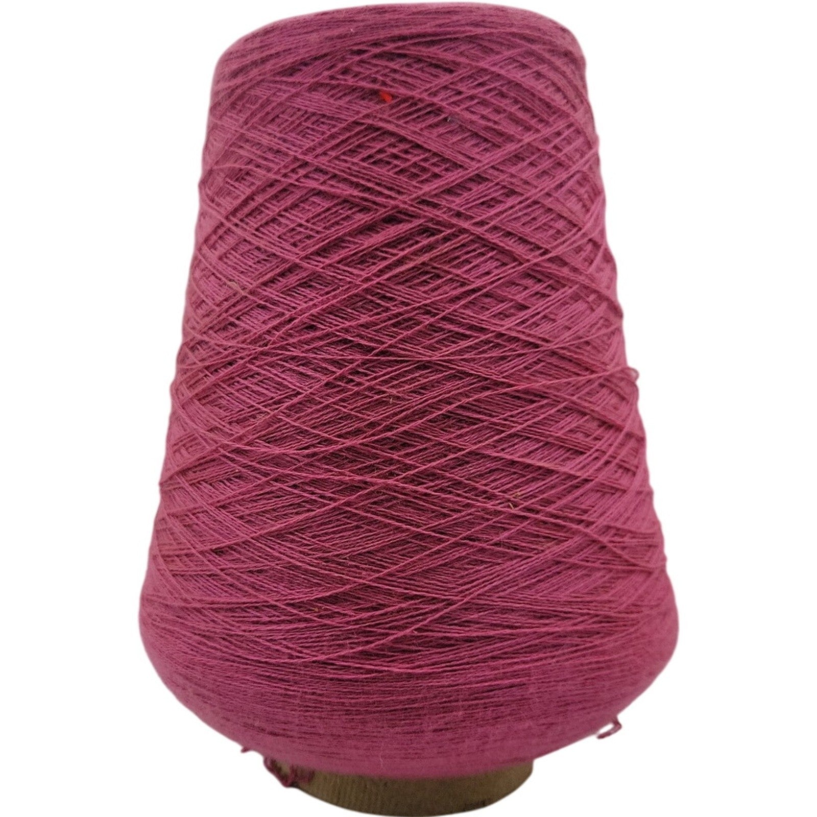 Vintage Pisgah Yarn 2/24 Rose Pink Weaving Knitting Cone Yarn Lot 4695