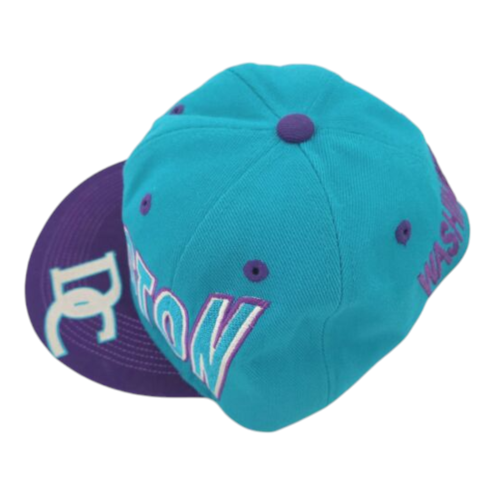 Washington DC Snapback Cap by Old Glory Embroidered Blue and Purple
