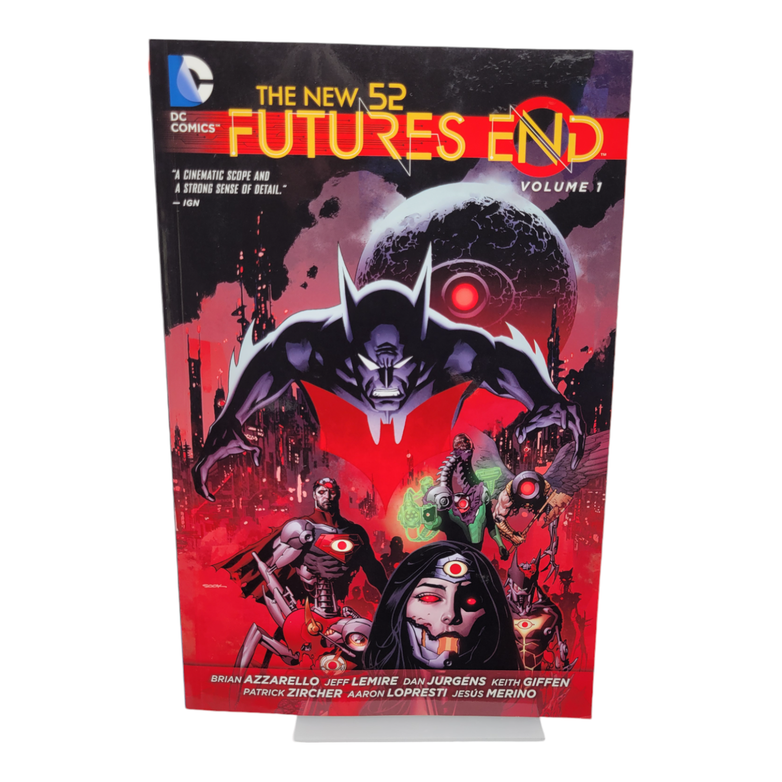 DC Comics The New 52 Futures End Volume 1 Graphic Novel Azzarello Lemire Jurgens