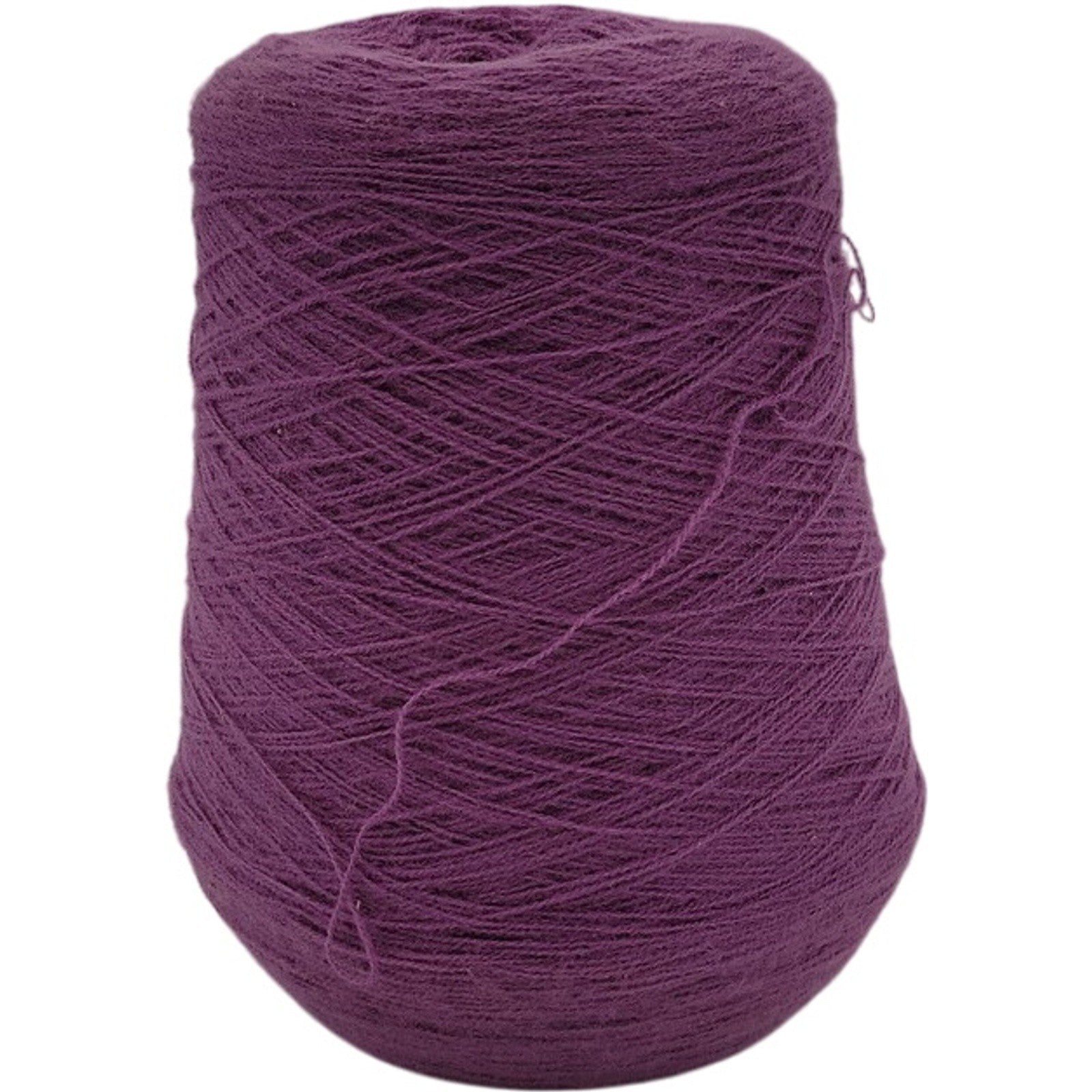 Vintage Phoenix Dye Works Grape Purple Knit Crochet Acrylic Cone Yarn 384721
