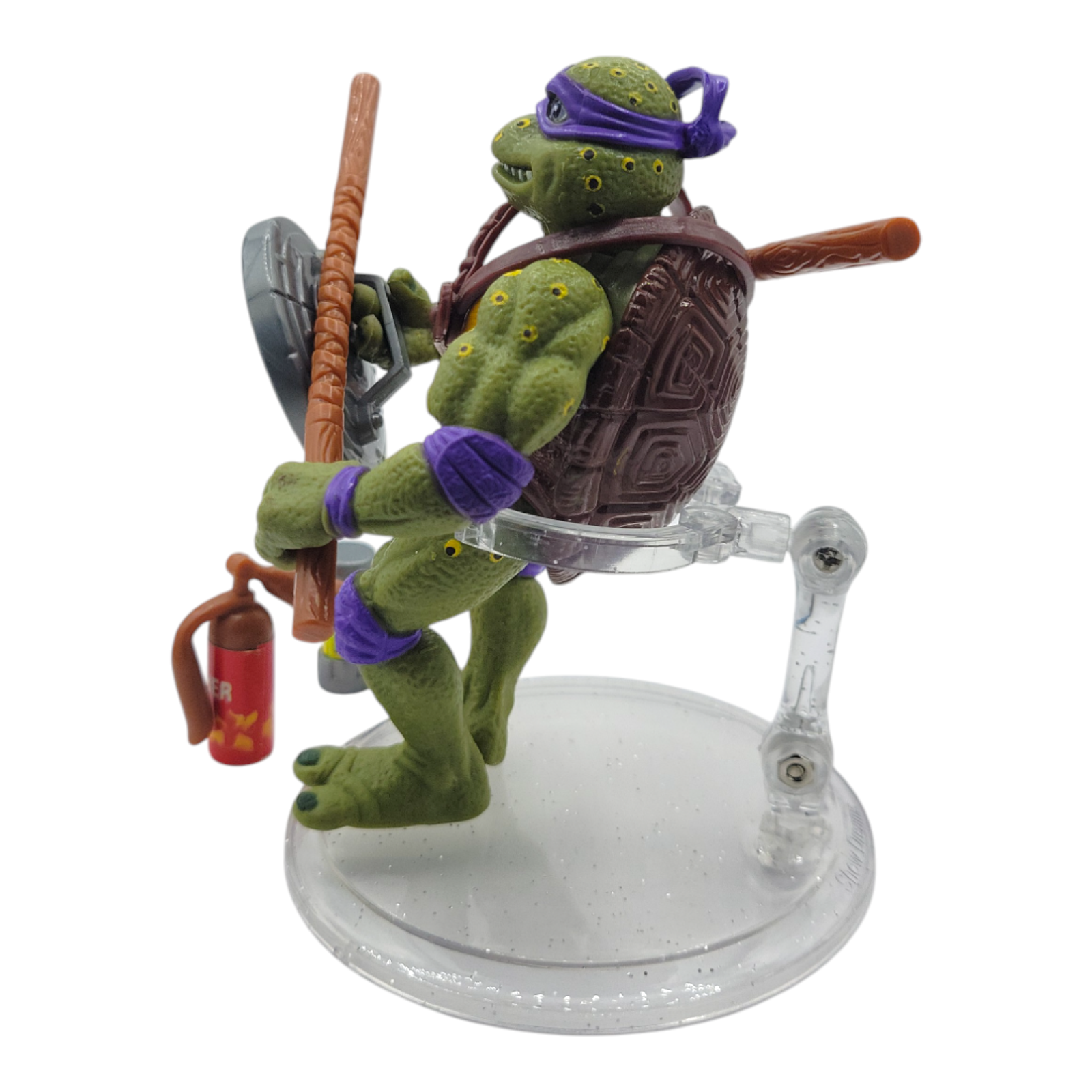1992 Playmates Toys TMNT Movie Star Donatello Action Figure with Weapons