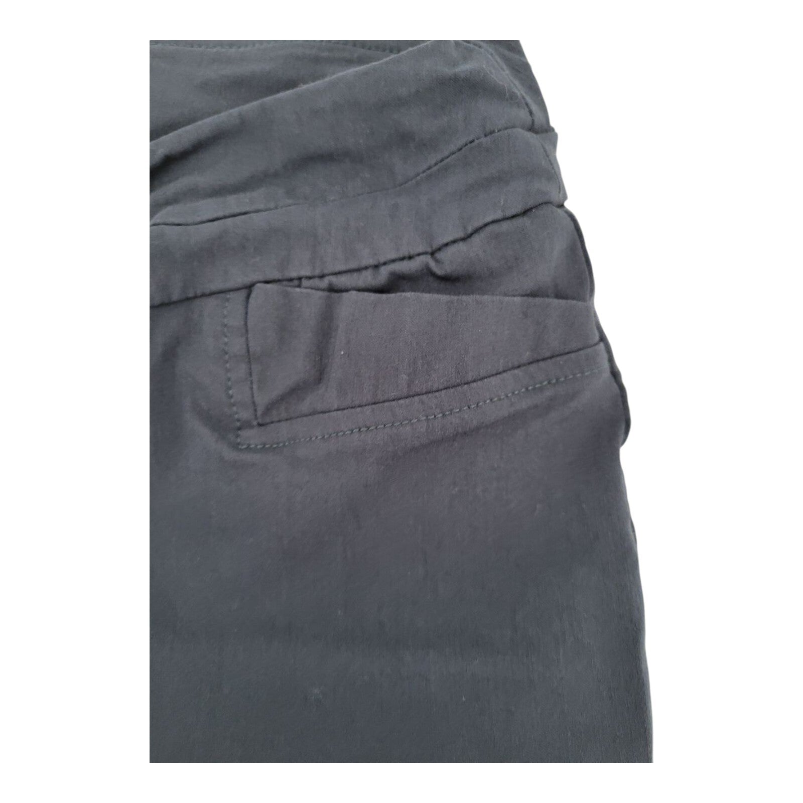 Zac & Rachel Navy Blue Pull On Stretch Pants Rayon Blend Womens Size 8