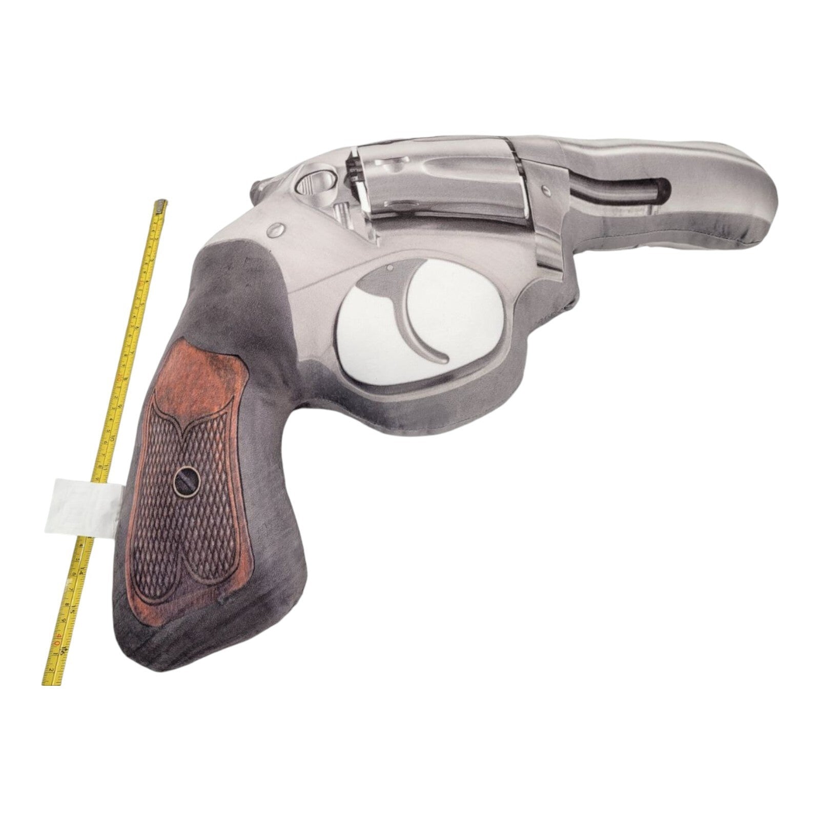 Campco Caliber Gourmet Revolver CBG-1054 Gun Shaped Pillow 18" Soft Cushion