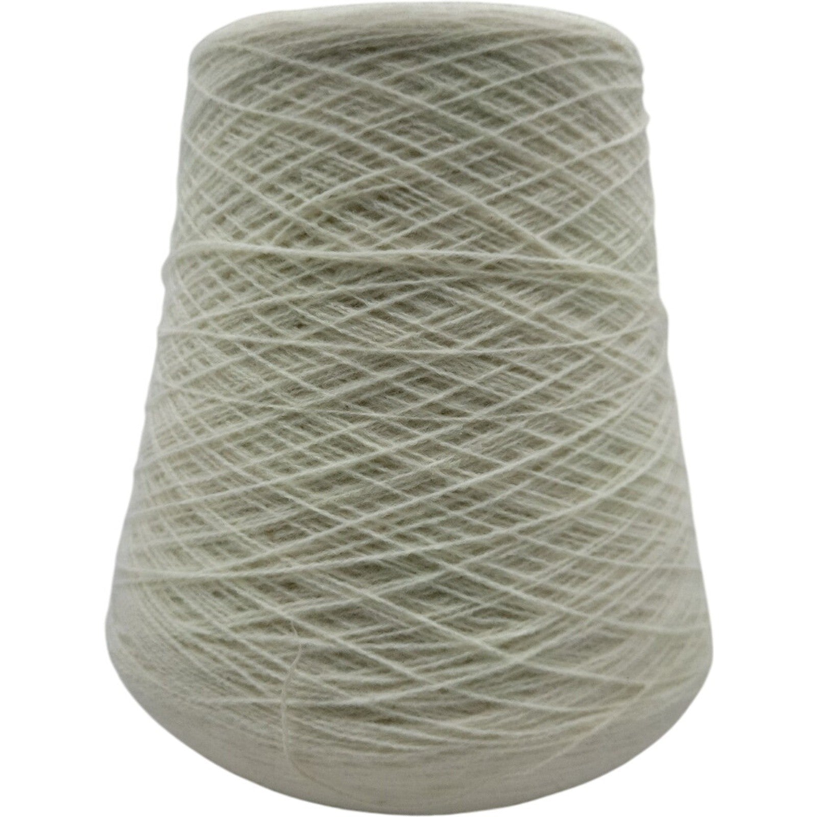 Vintage Templon 2/27 White 100% Creslan Acrylic Weaving Yarn Cone Lot 8275