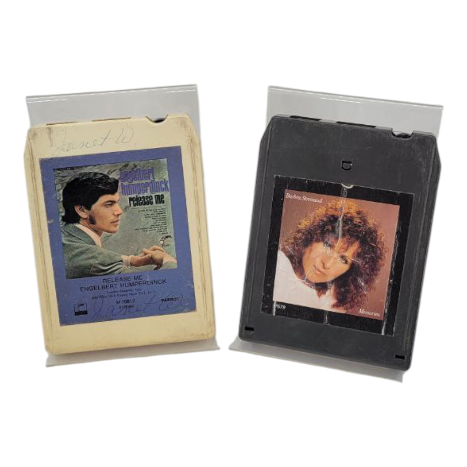 Engelbert Humperdinck Release Me & Barbra Streisand Memories 8-Track Tapes