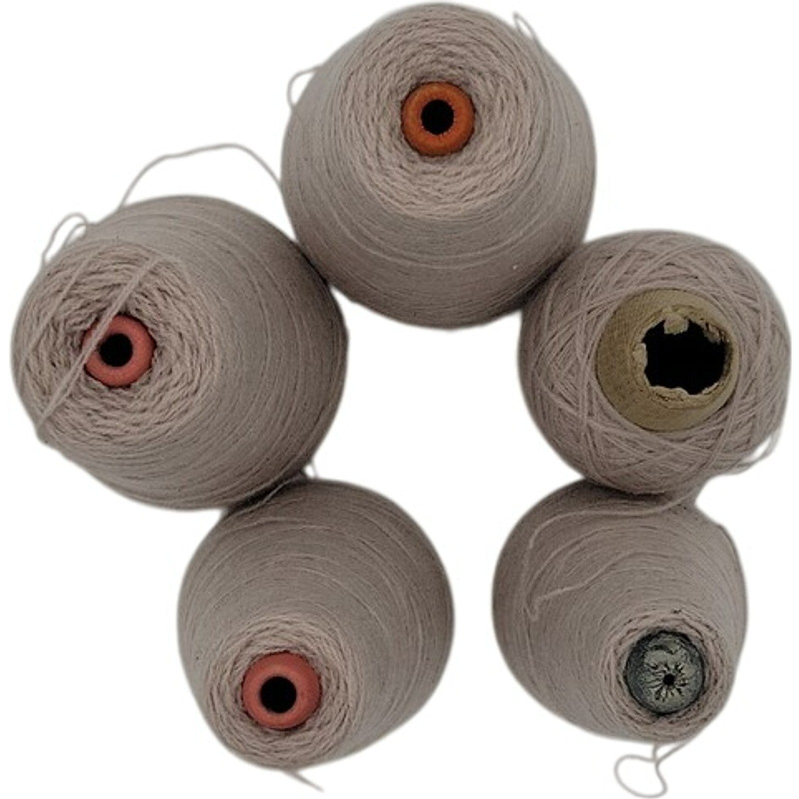 Vintage Jed Delta 2/24 Acrylic Weaving Knitting Yarn Sand 2207 Lot 0f 5