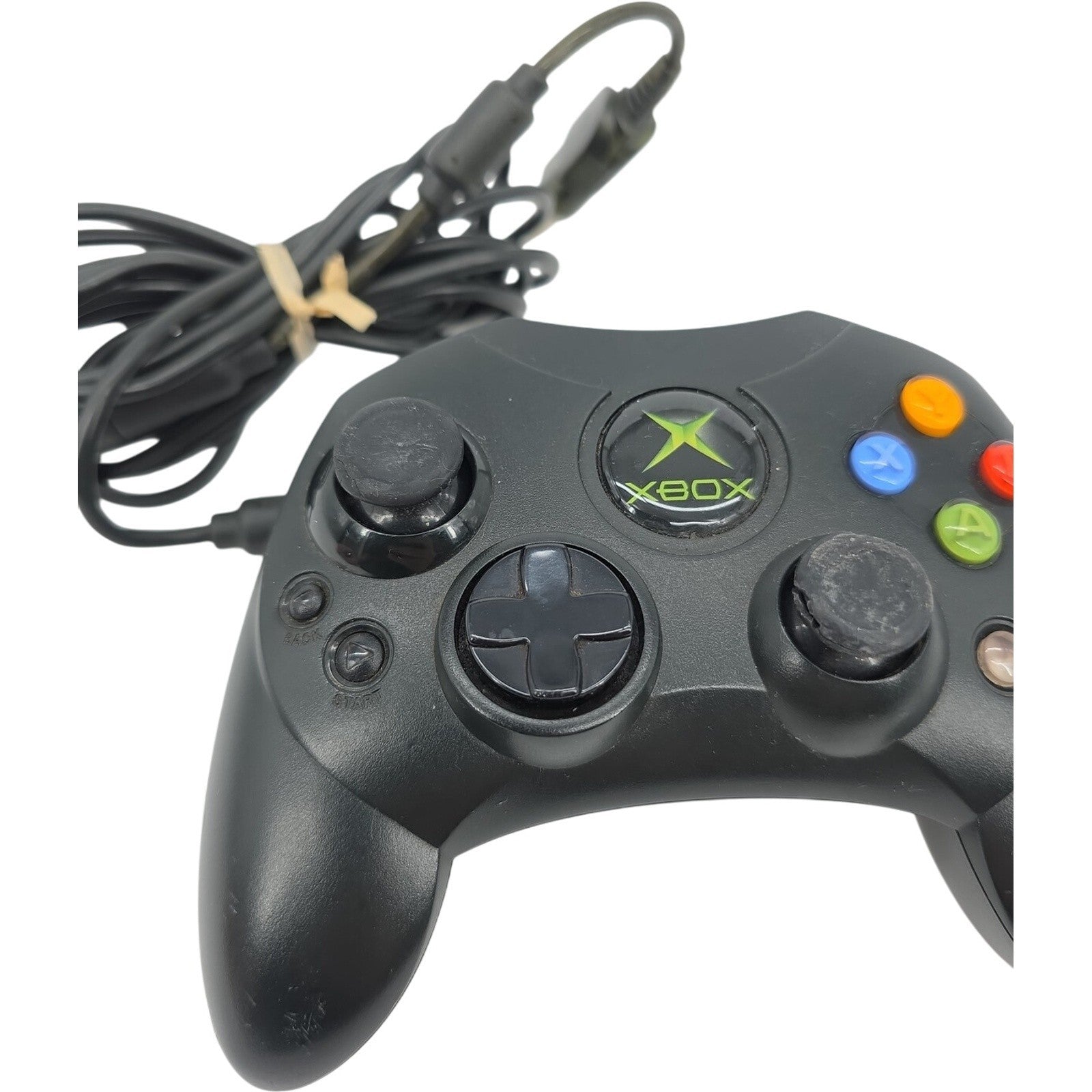Microsoft Xbox Controller S Wired Black Model X08-69873 Original Tested Working