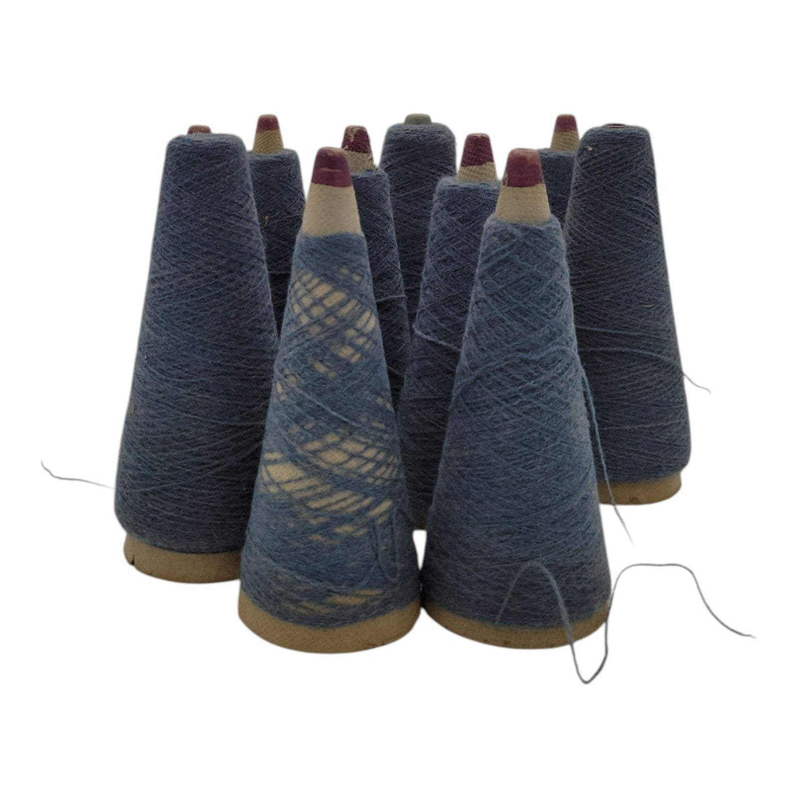 Vintage Templon 2/24 Sealskin Header Acrylic Cone Yarn Lot of 10