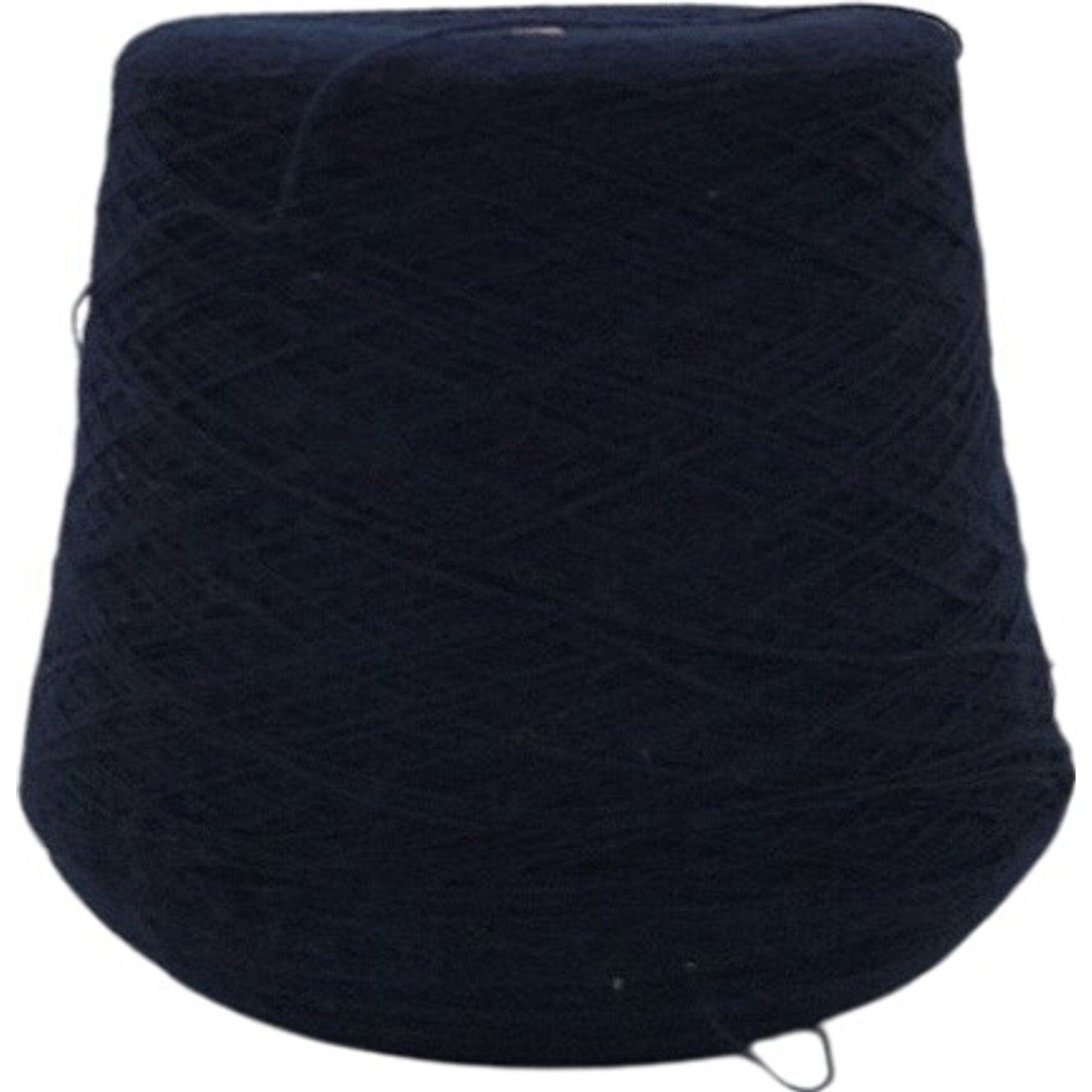 Vintage Templon 2/24 Navy Blue Wool Blend Yarn Cone 70/30 O/W Lot S-08965